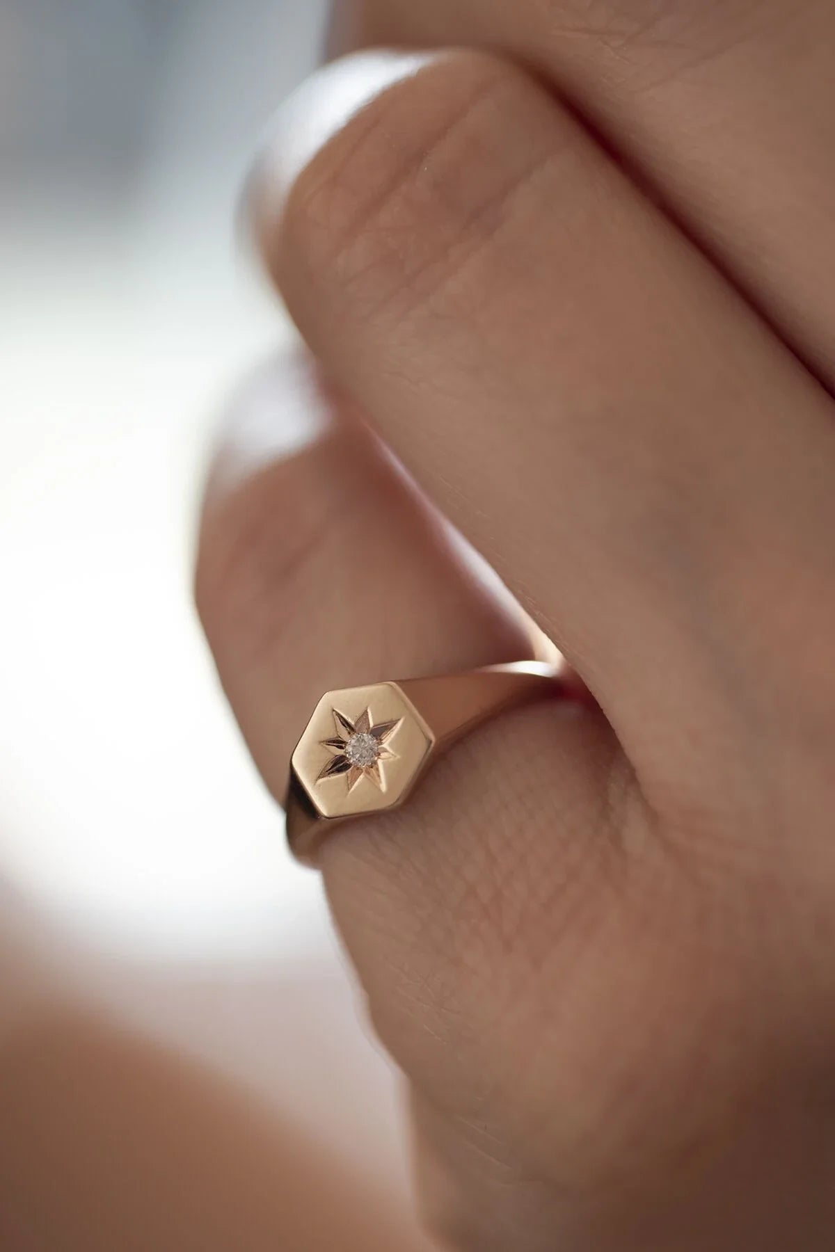 EMPIRE – Hexagon Pinky Ring