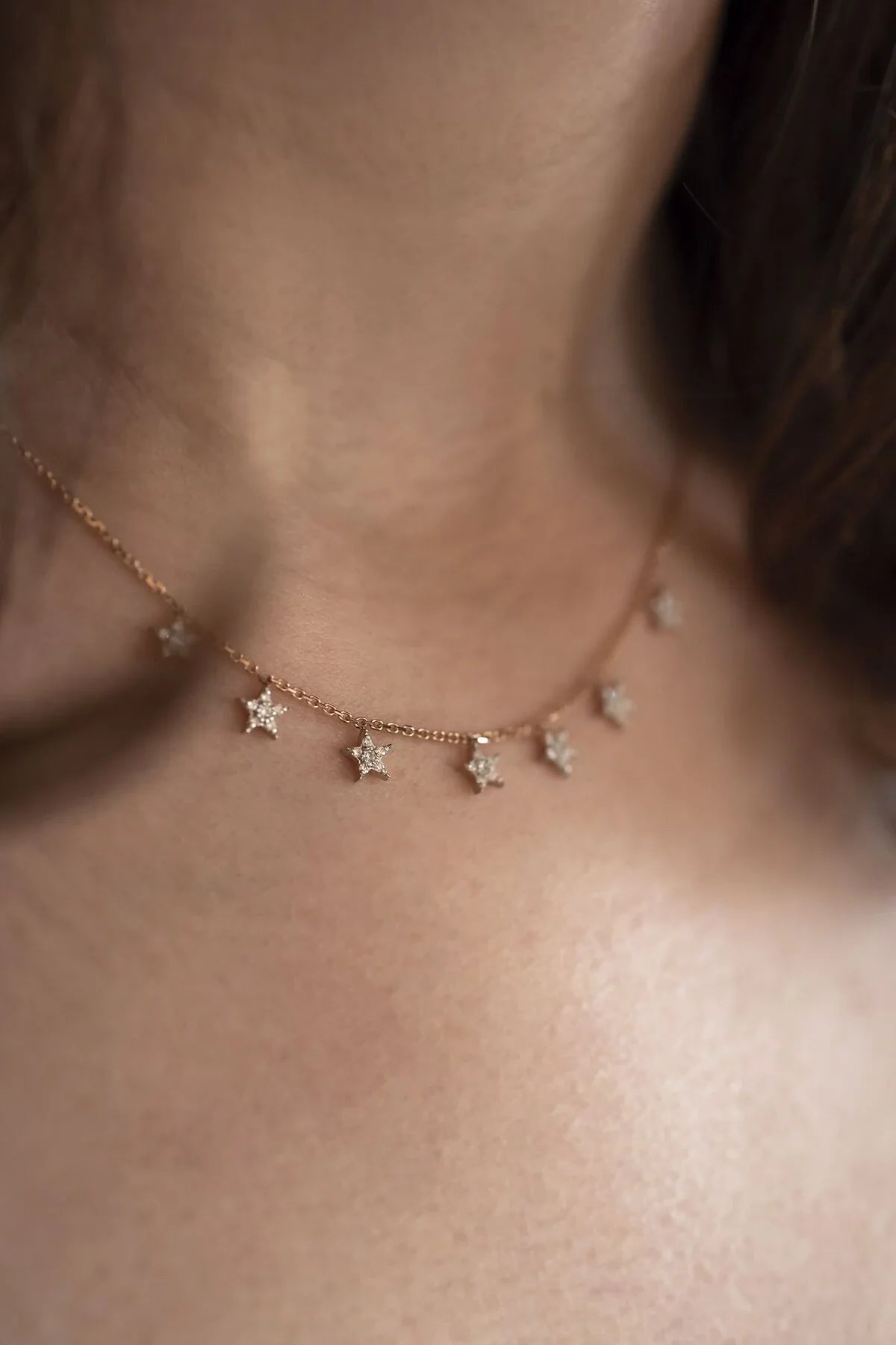 NIGHT SKY β Diamond Star Necklace