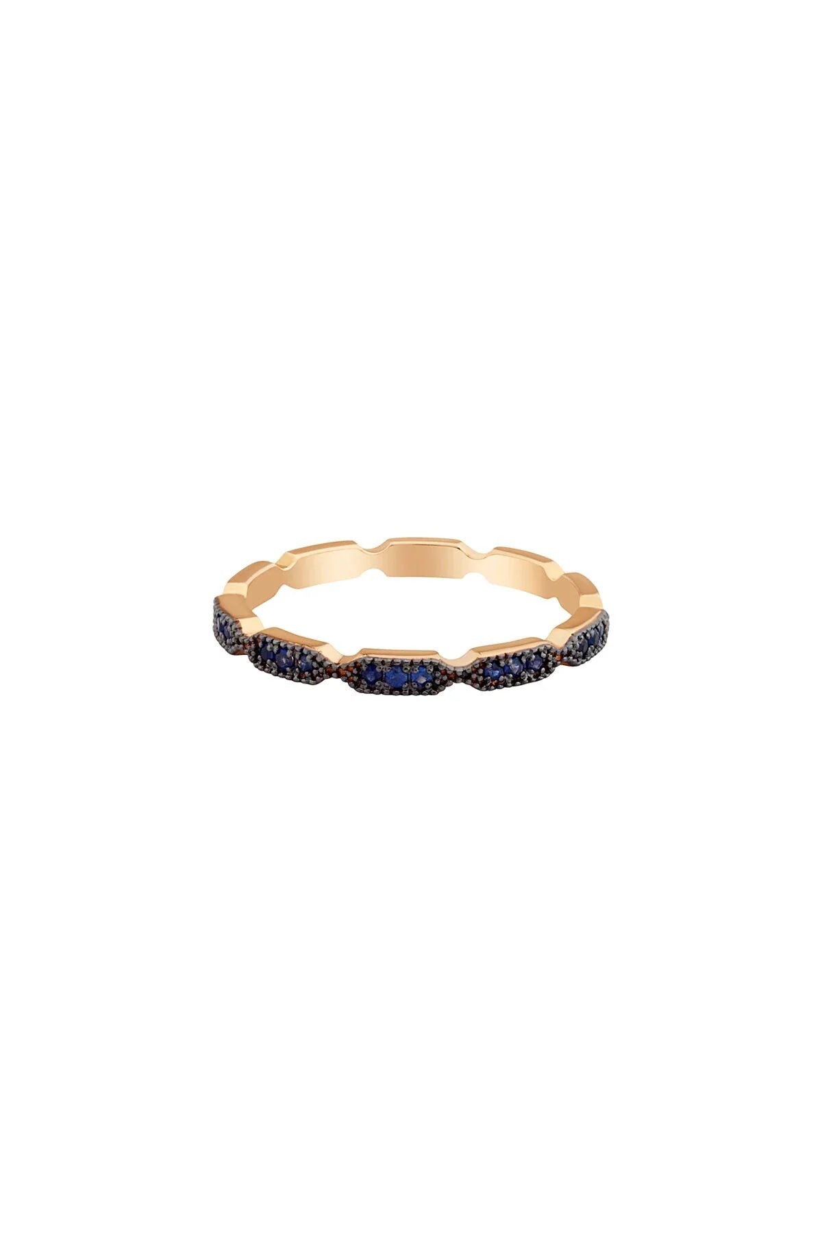 DIANA - 14K Gold Full Eternity Sapphire Ring