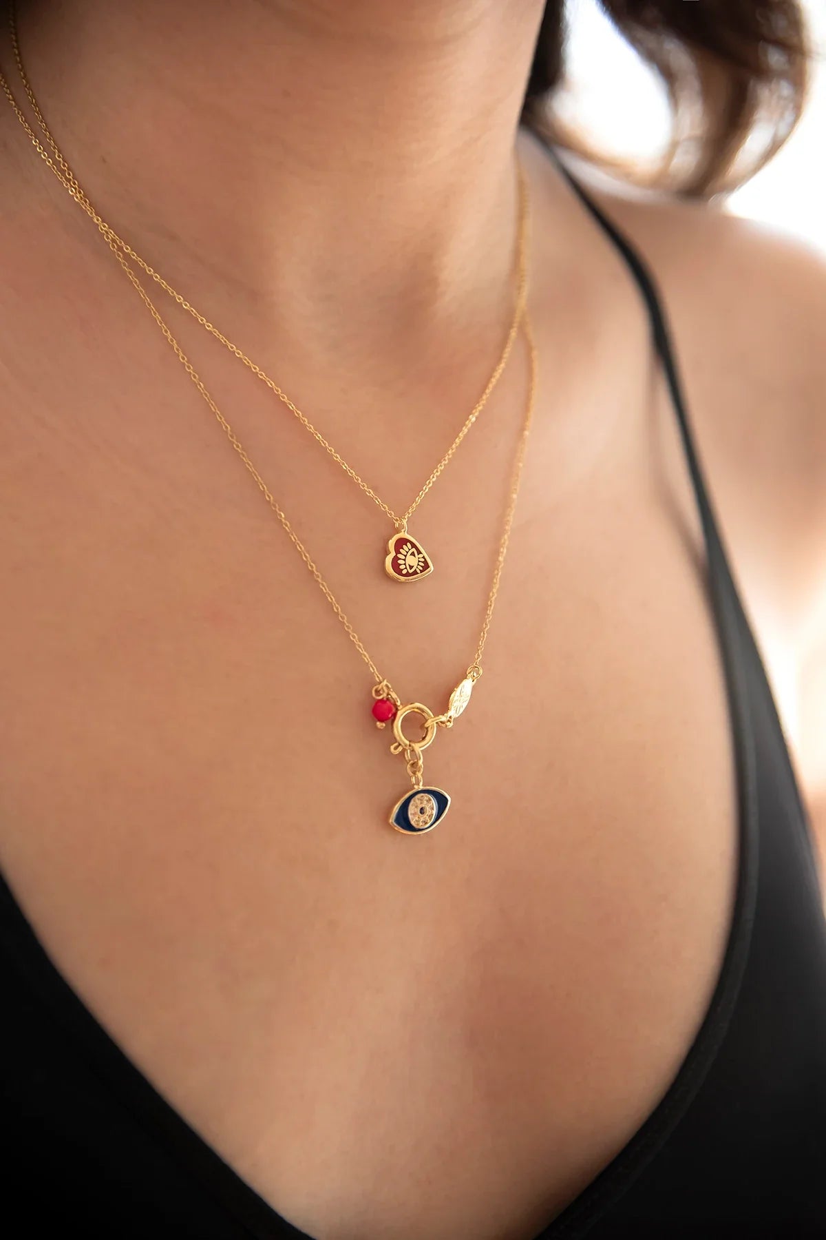 NAVY – Deep Blue Eye Necklace