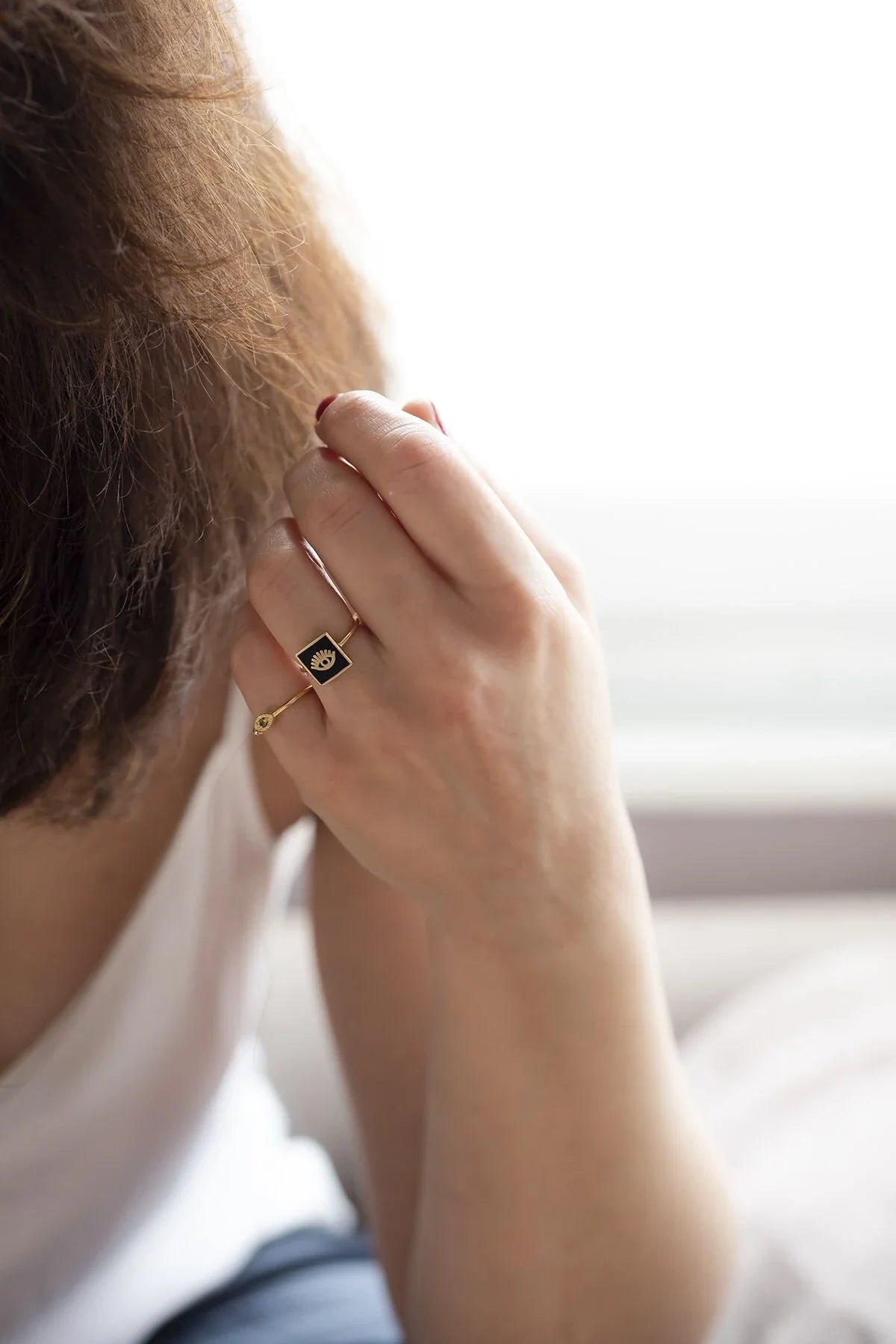 LUCKY EYE – Eye Signet Ring