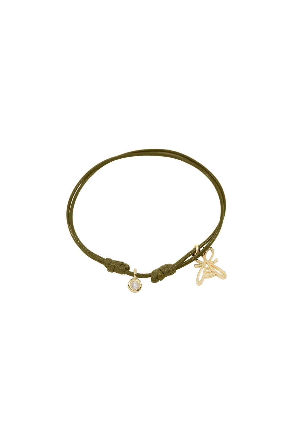 SOLO β Single CZ String Bracelet