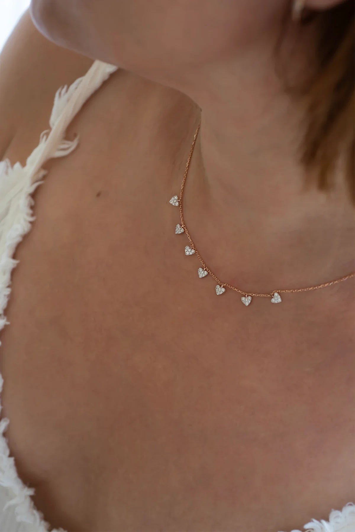 CUPID - Diamond Heart Necklace