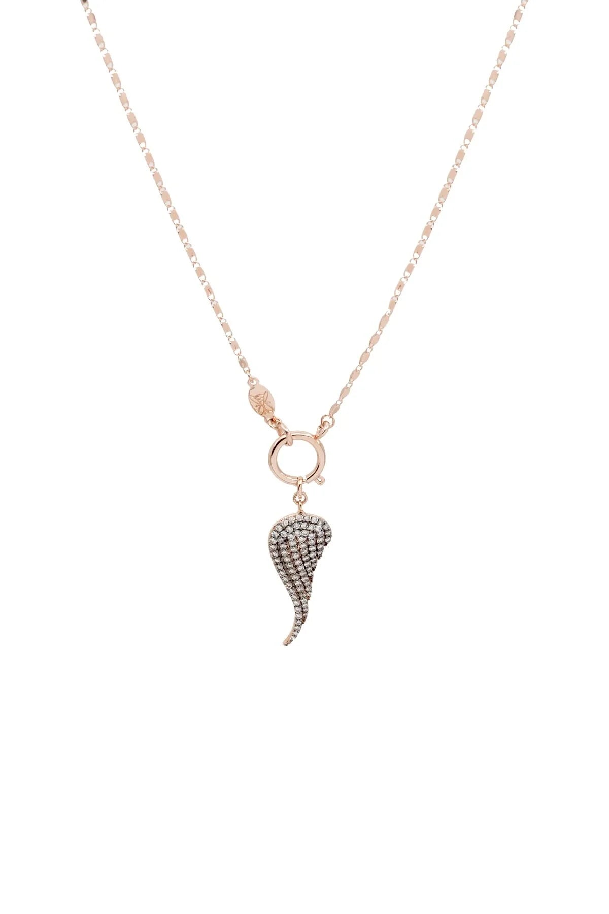 SINGLE WING β CZ Wing Necklace