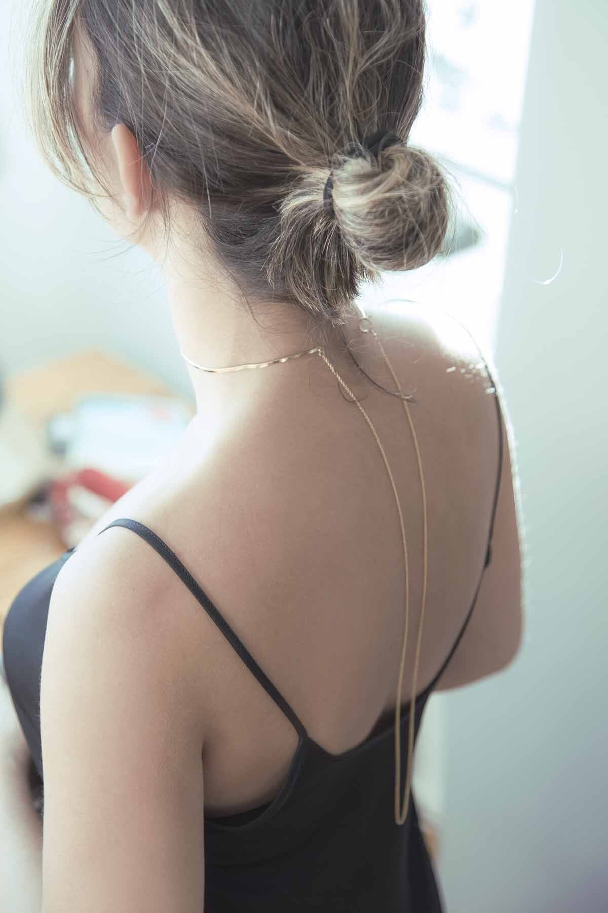 GOLDEN TAIL – Convertible Chain Choker Necklace