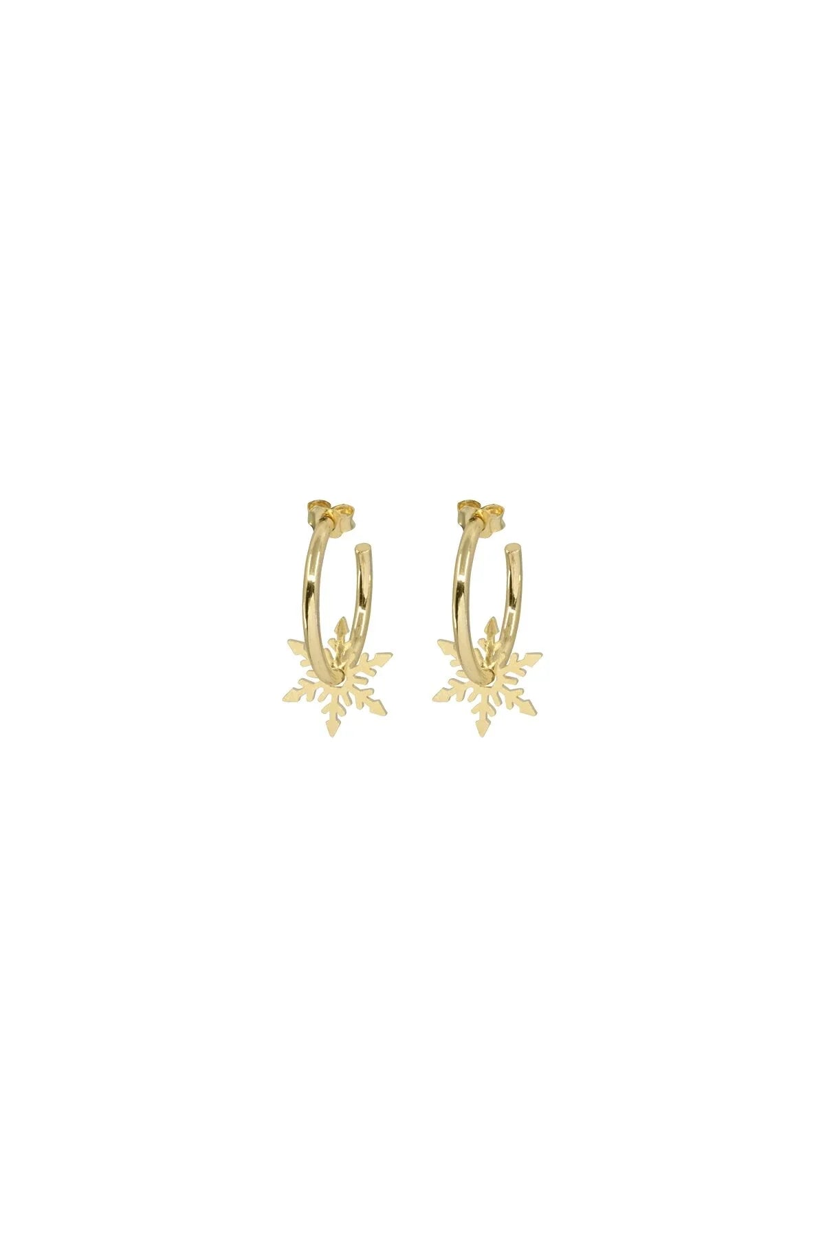 HOOP SNOW - Hoop Earrings