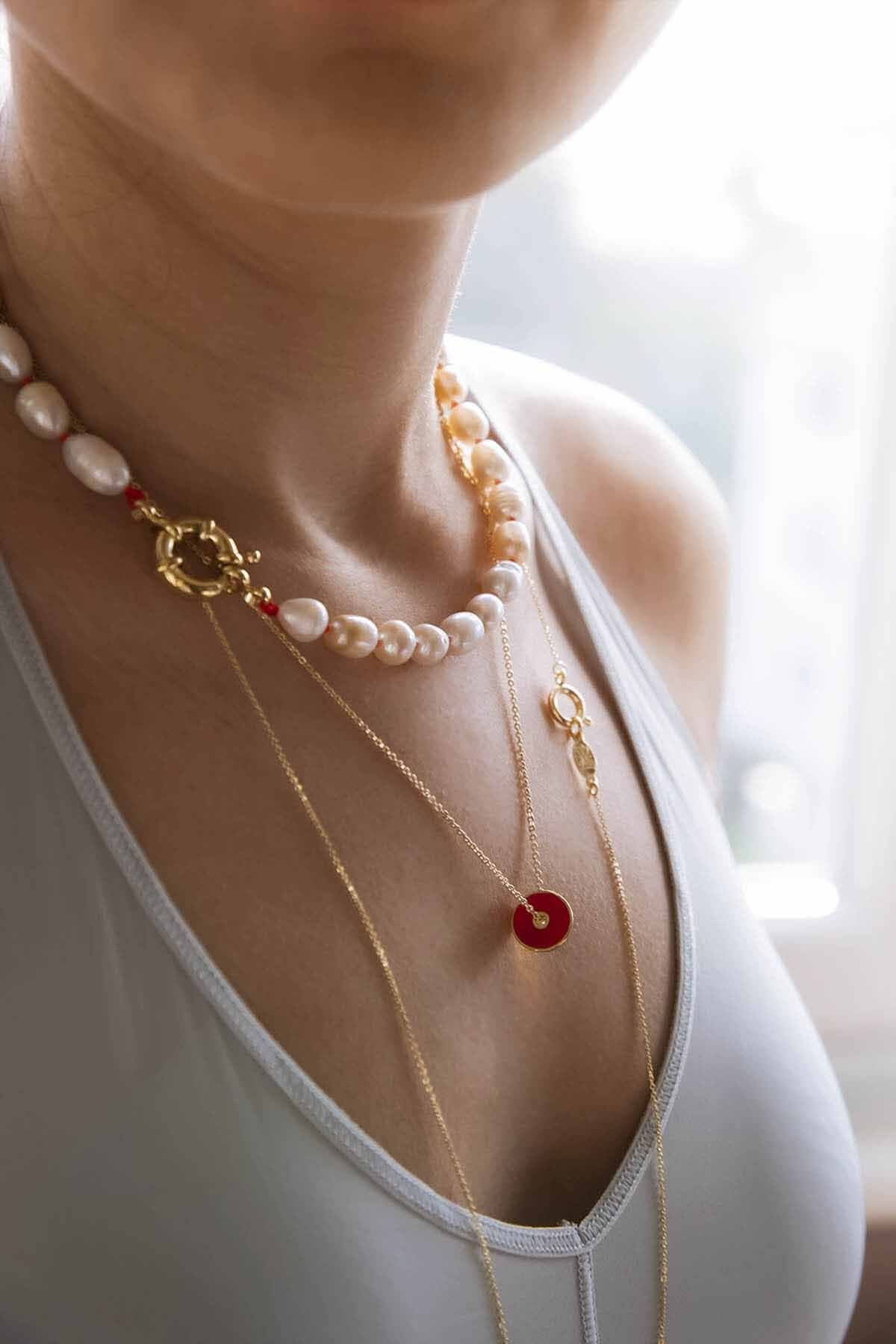 HIP PEARL – Baroque Pearl Cord Necklace