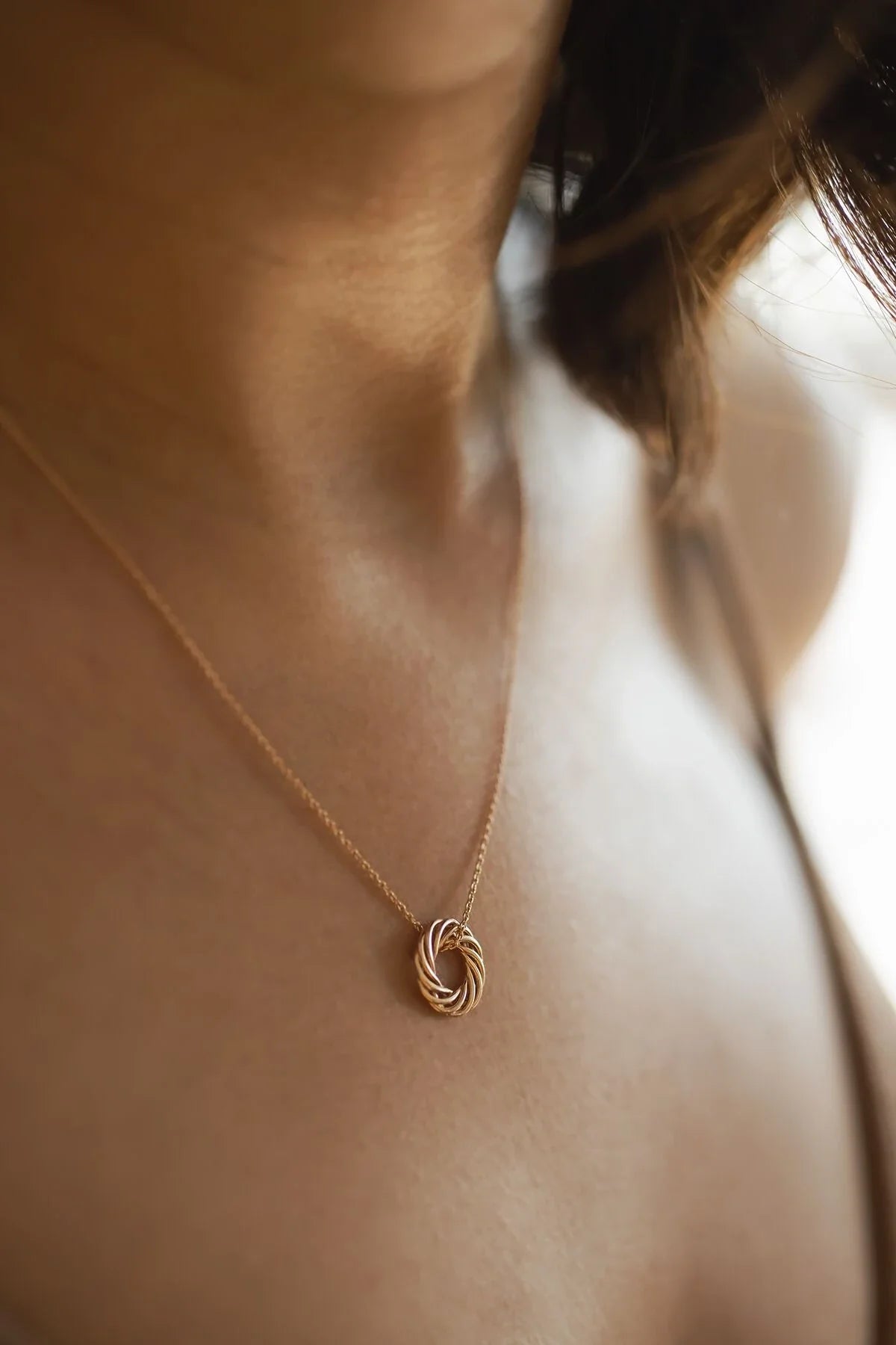 EVER LAST – 14K Rose Gold Infinity Necklace