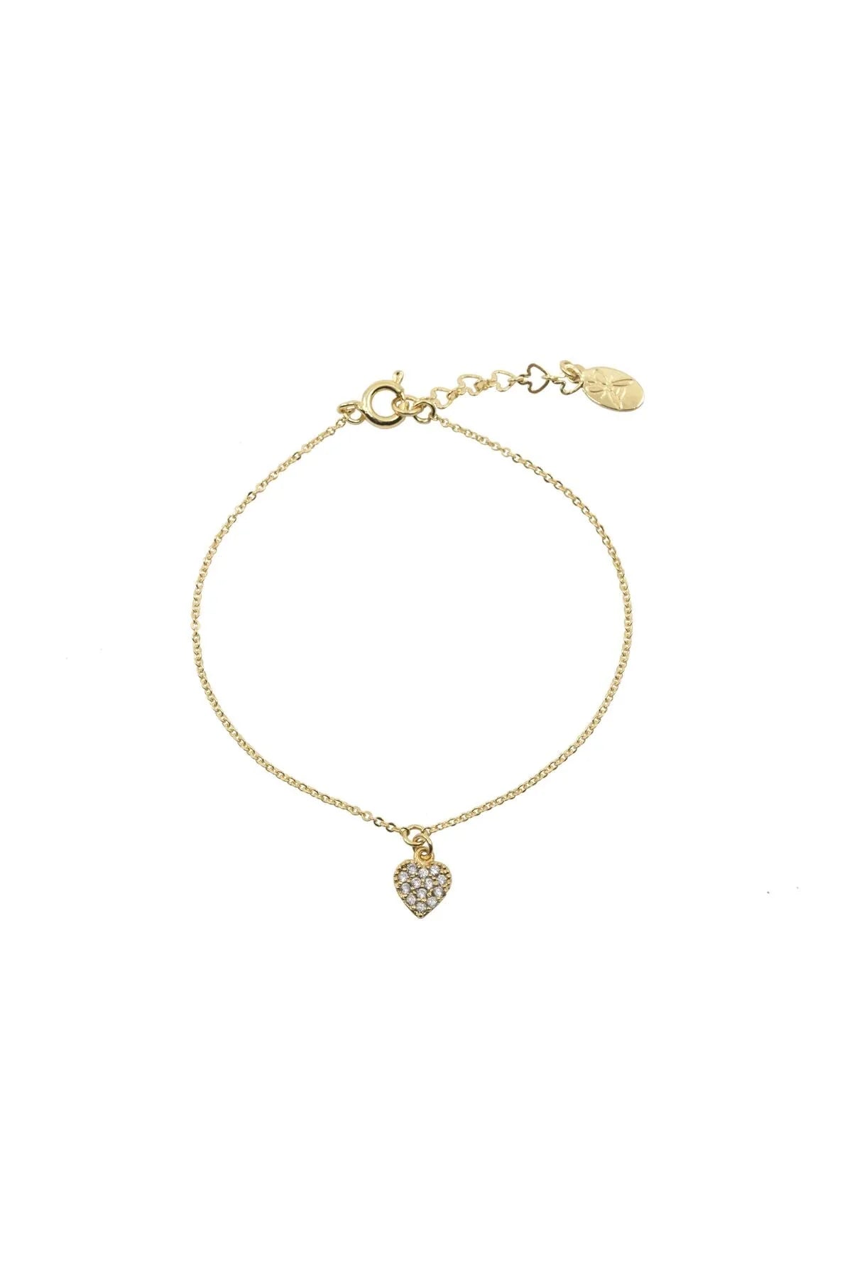 SPARKLING HEART - Mini Charm Bracelet
