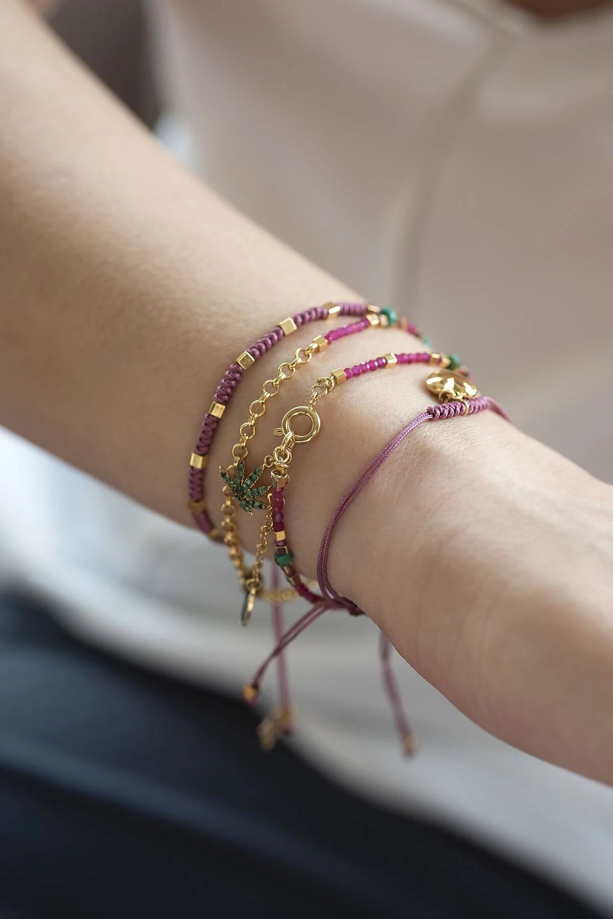 RUBIK – LILA - Braided Bracelet