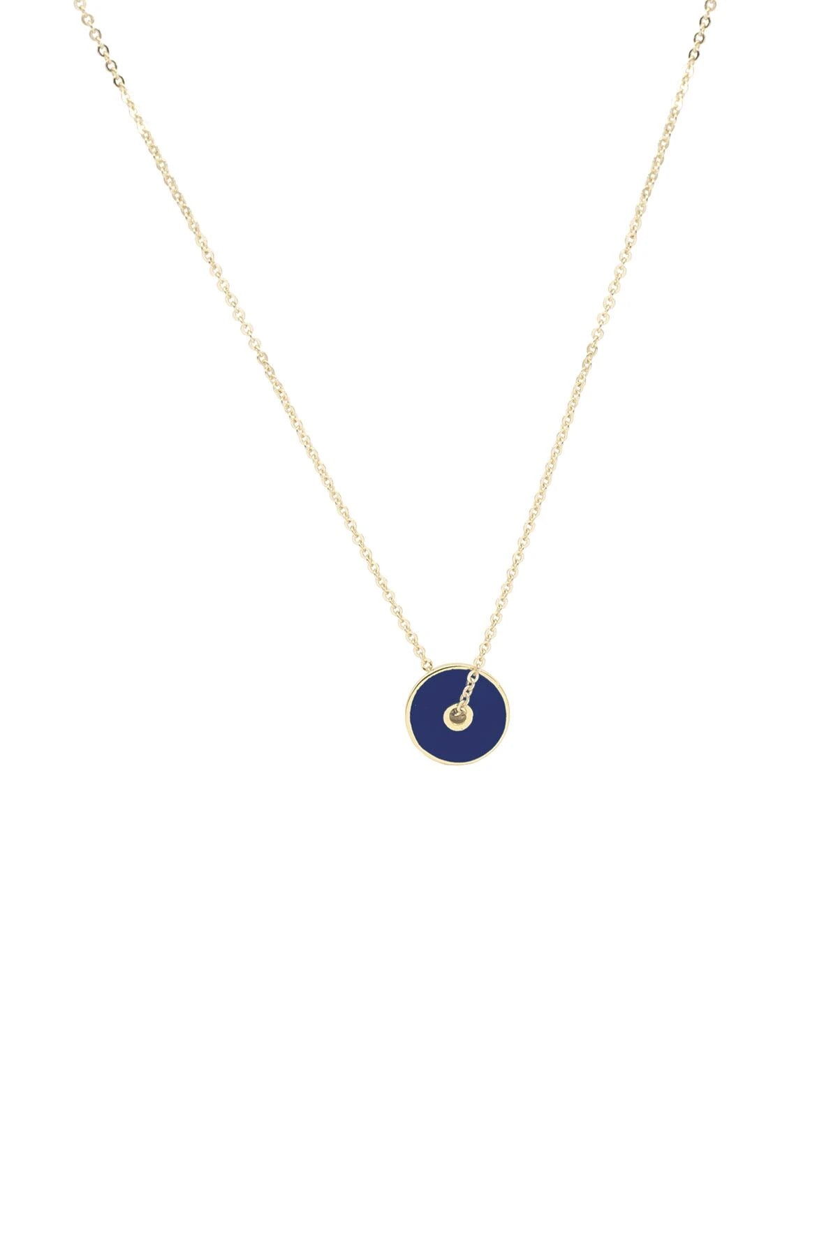 BIG BANG - Navy Blue Enamel Necklace
