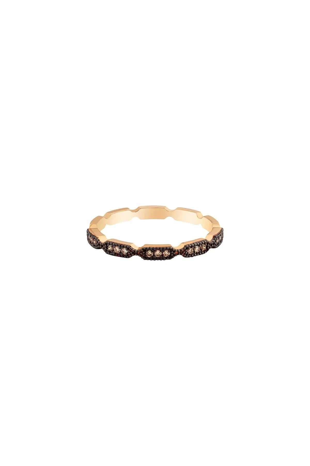 LIVIA - 14K Gold Full Eternity Diamond Ring