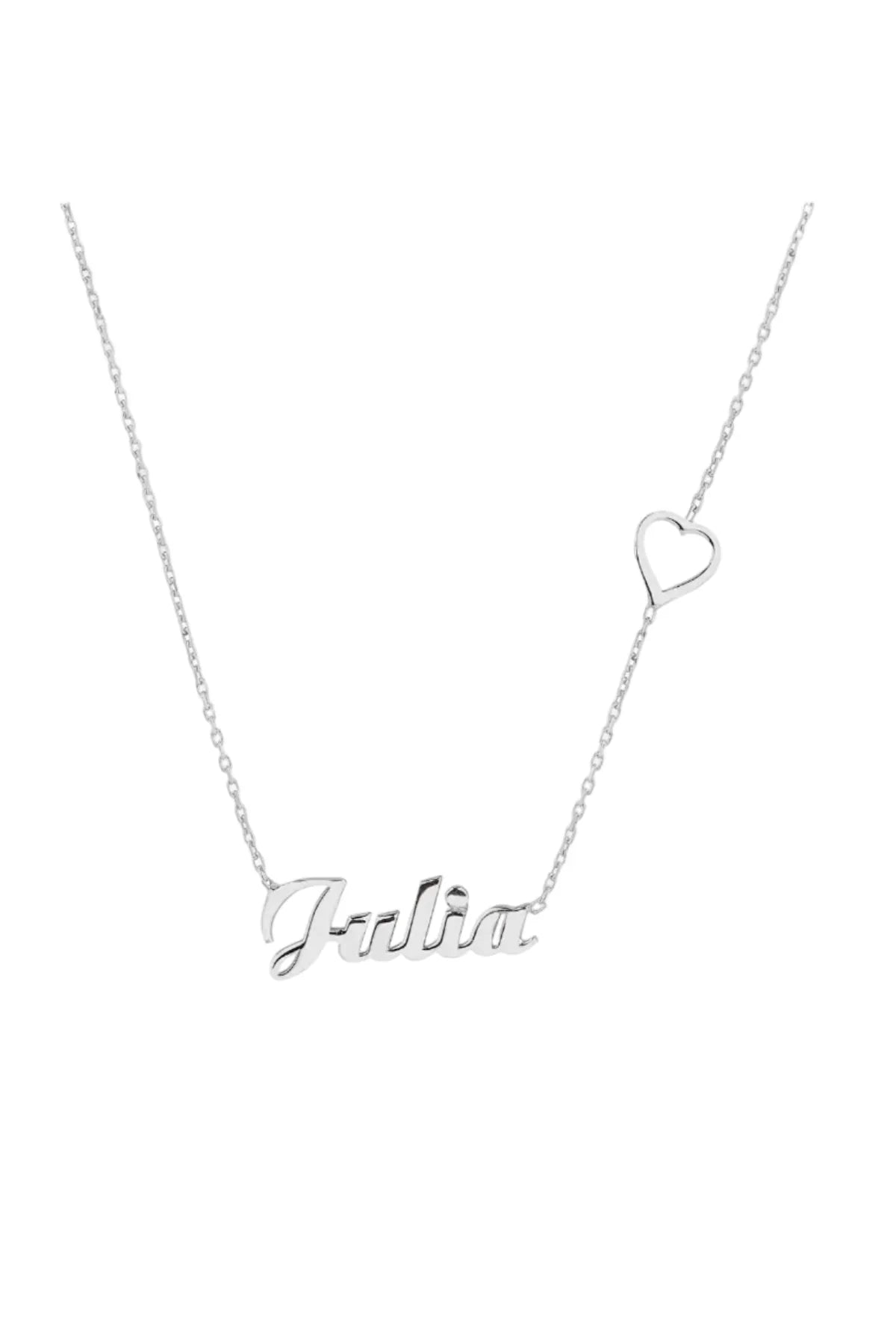 HEART – Personalized Name Necklace with Heart