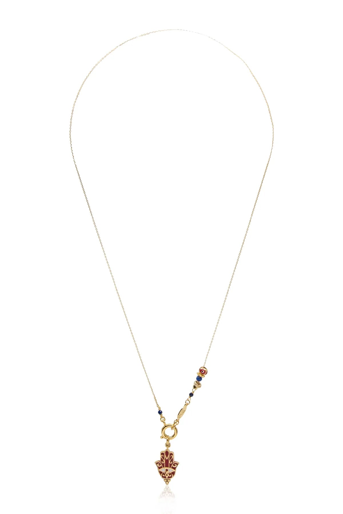 DIVINE - RED - Fatima's Hand Necklace