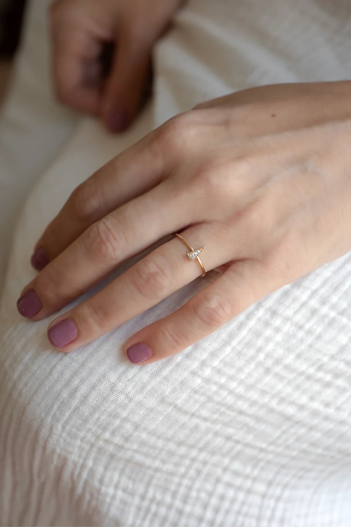 POINT - Minimal Diamond Ring