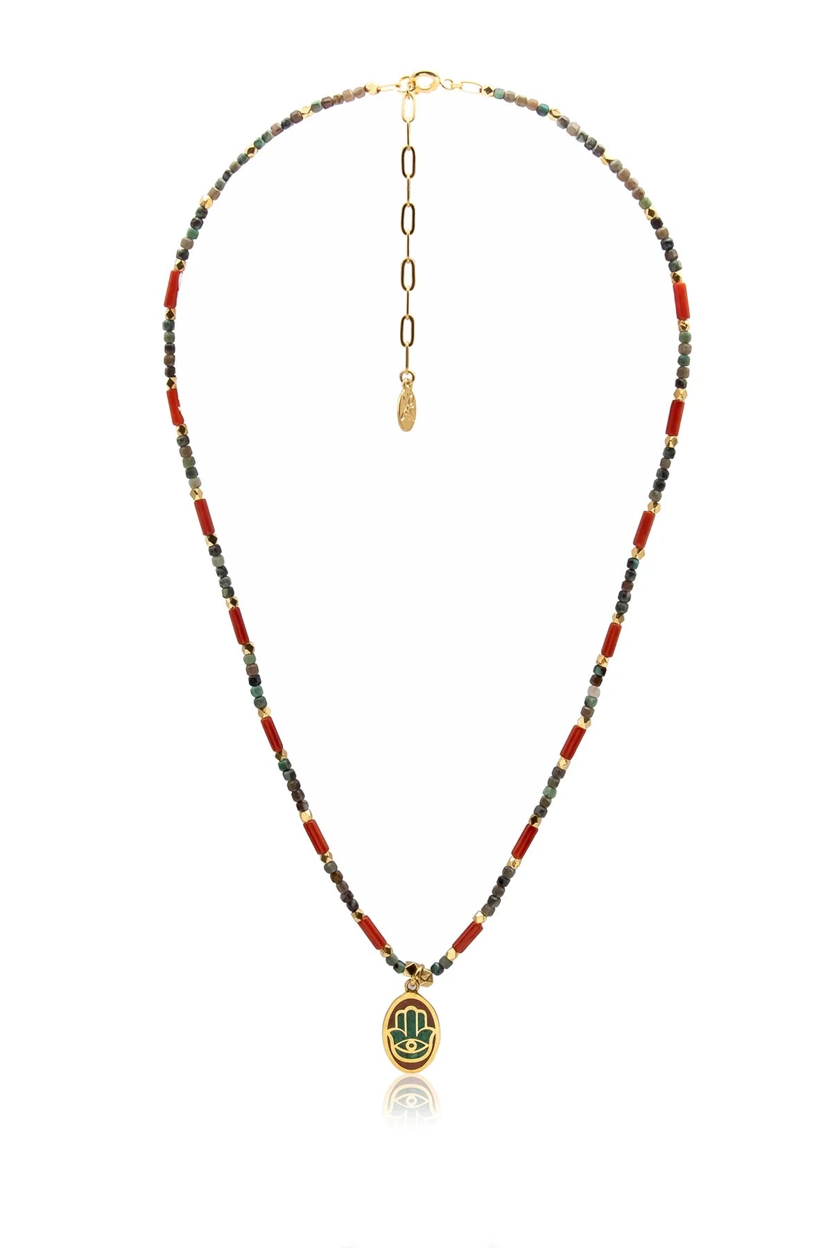 ESHA – Fatima’s Hand Gemstone Necklace