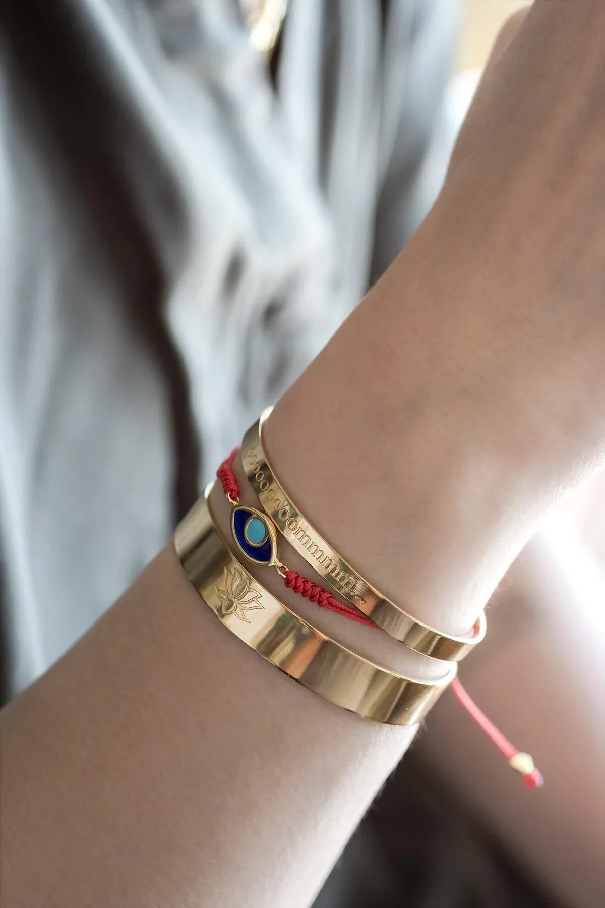 SOUND TO SILENCE β Engraved Cuff Bracelet
