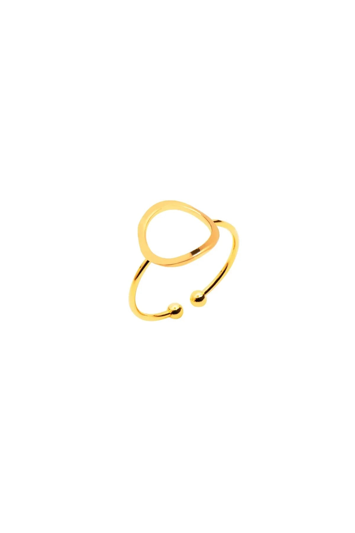 CIRCLE β Essential Gold Ring