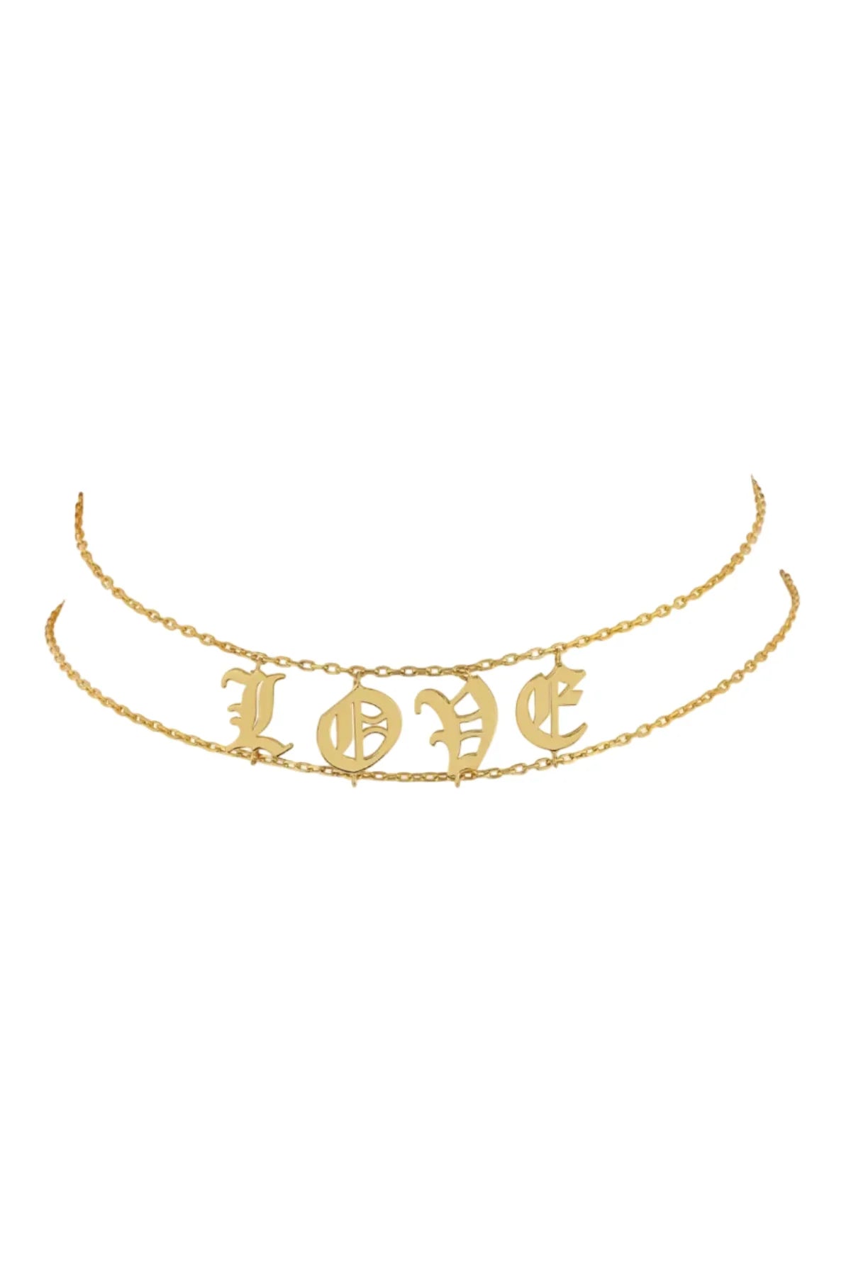 NAME β Personalized Letter Choker Necklace