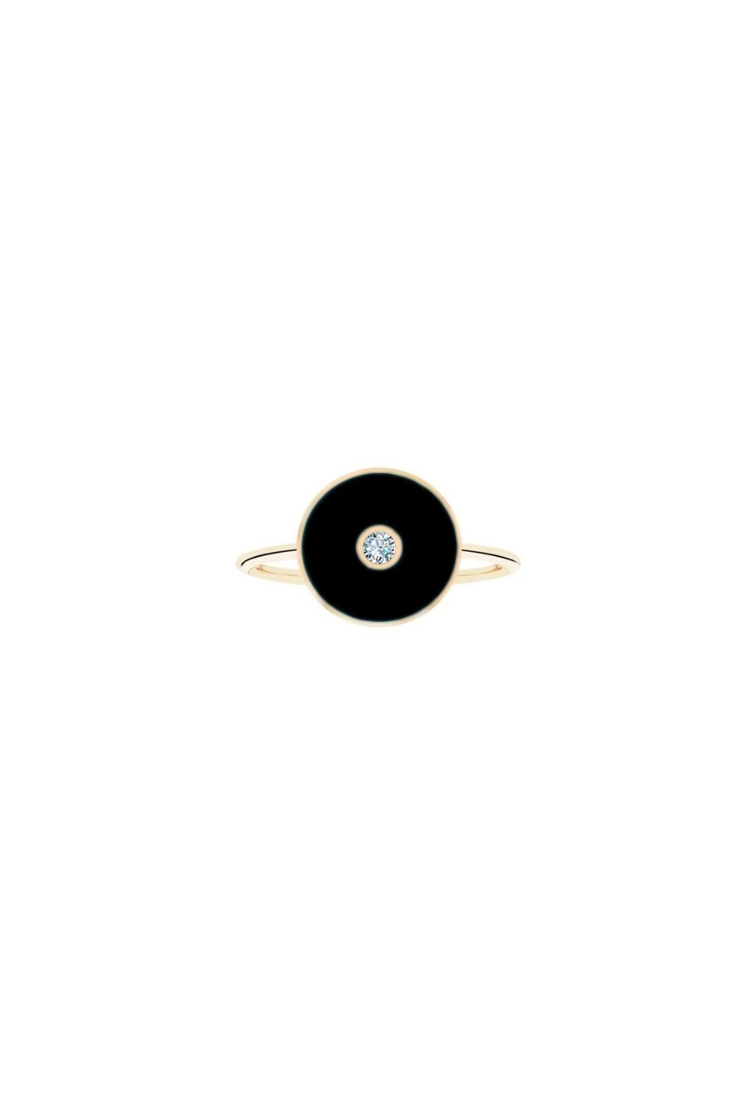 BIG BANG - Black Enamel Ring