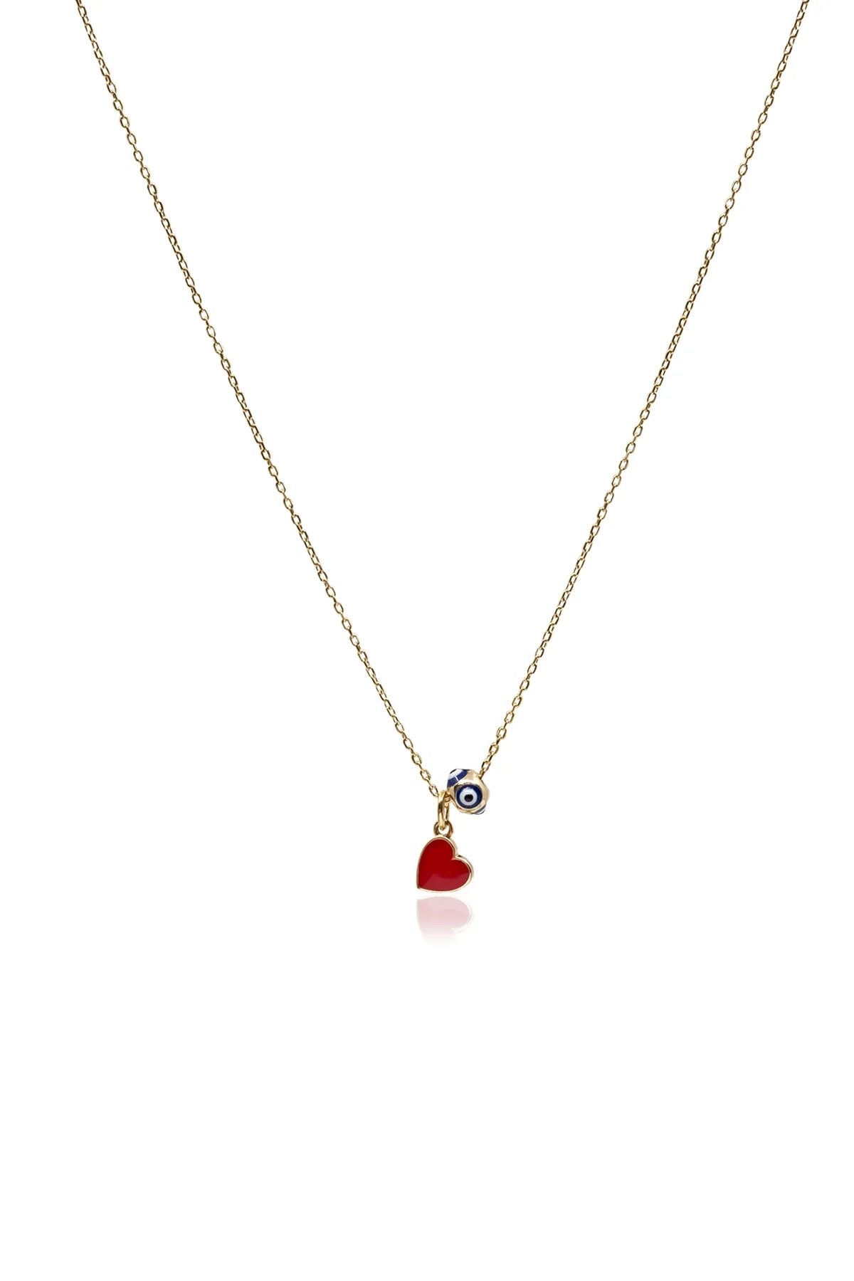 CHERIE - Red Heart Necklace