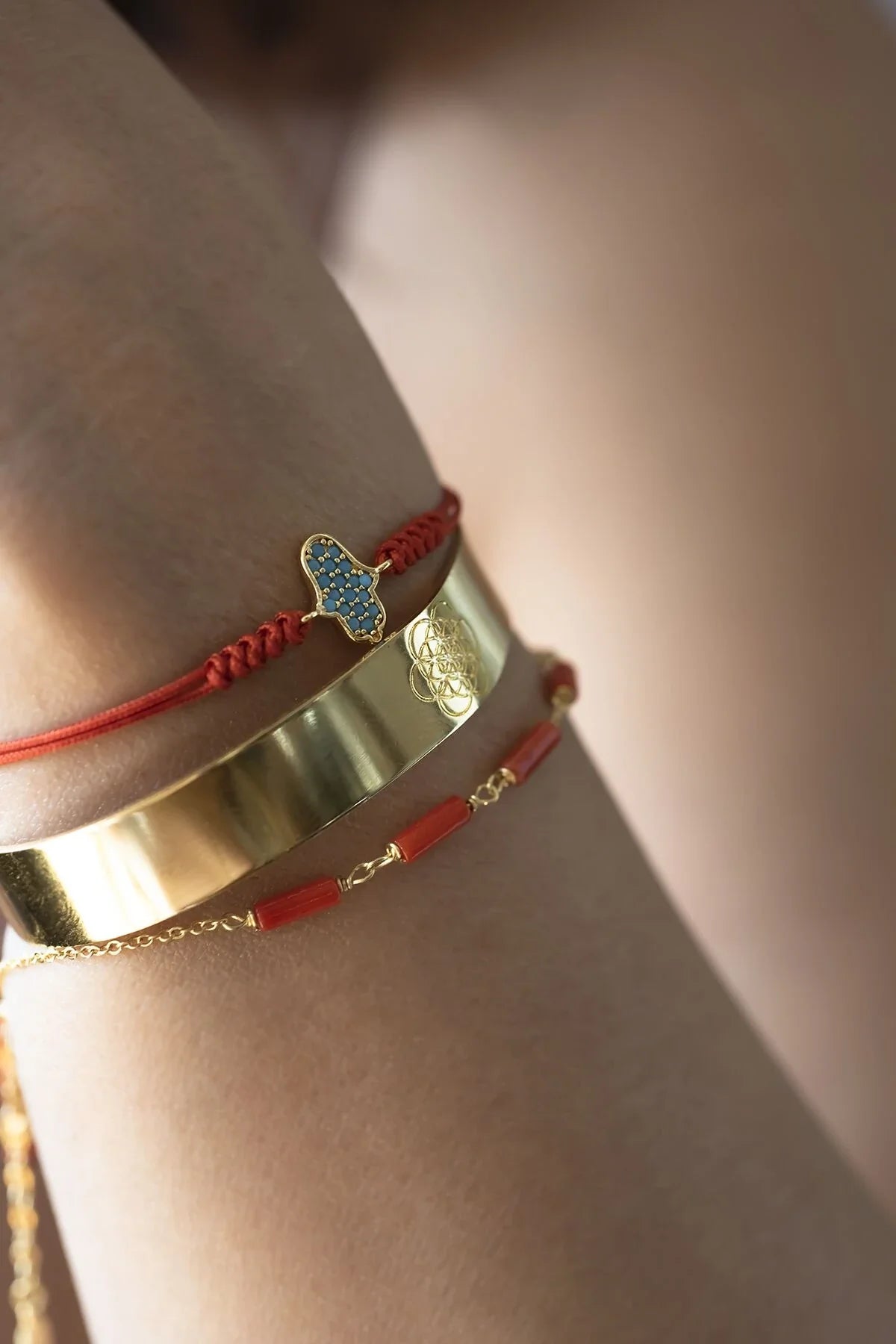 BLUE HAND - Adjustable Bracelet