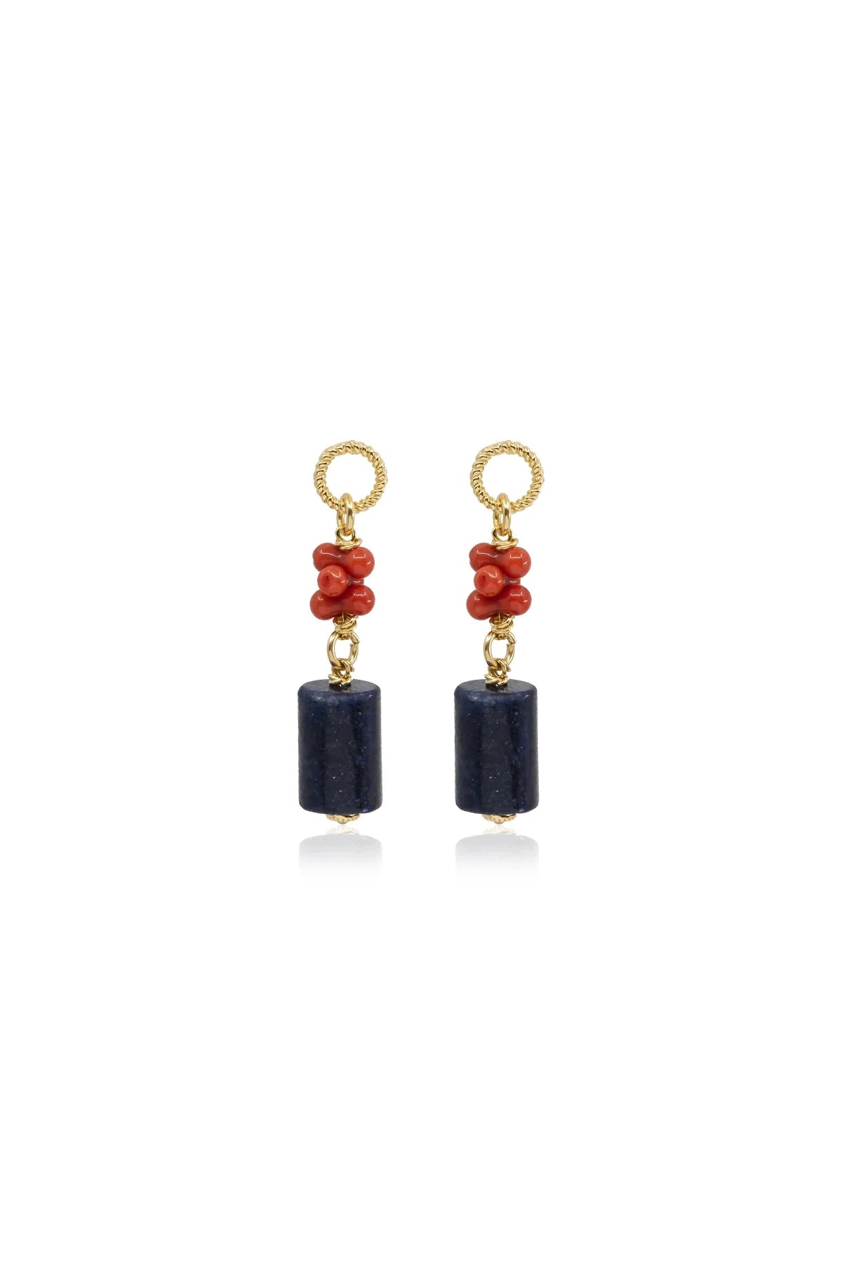 NAVY BLUE - Dangle Earrings