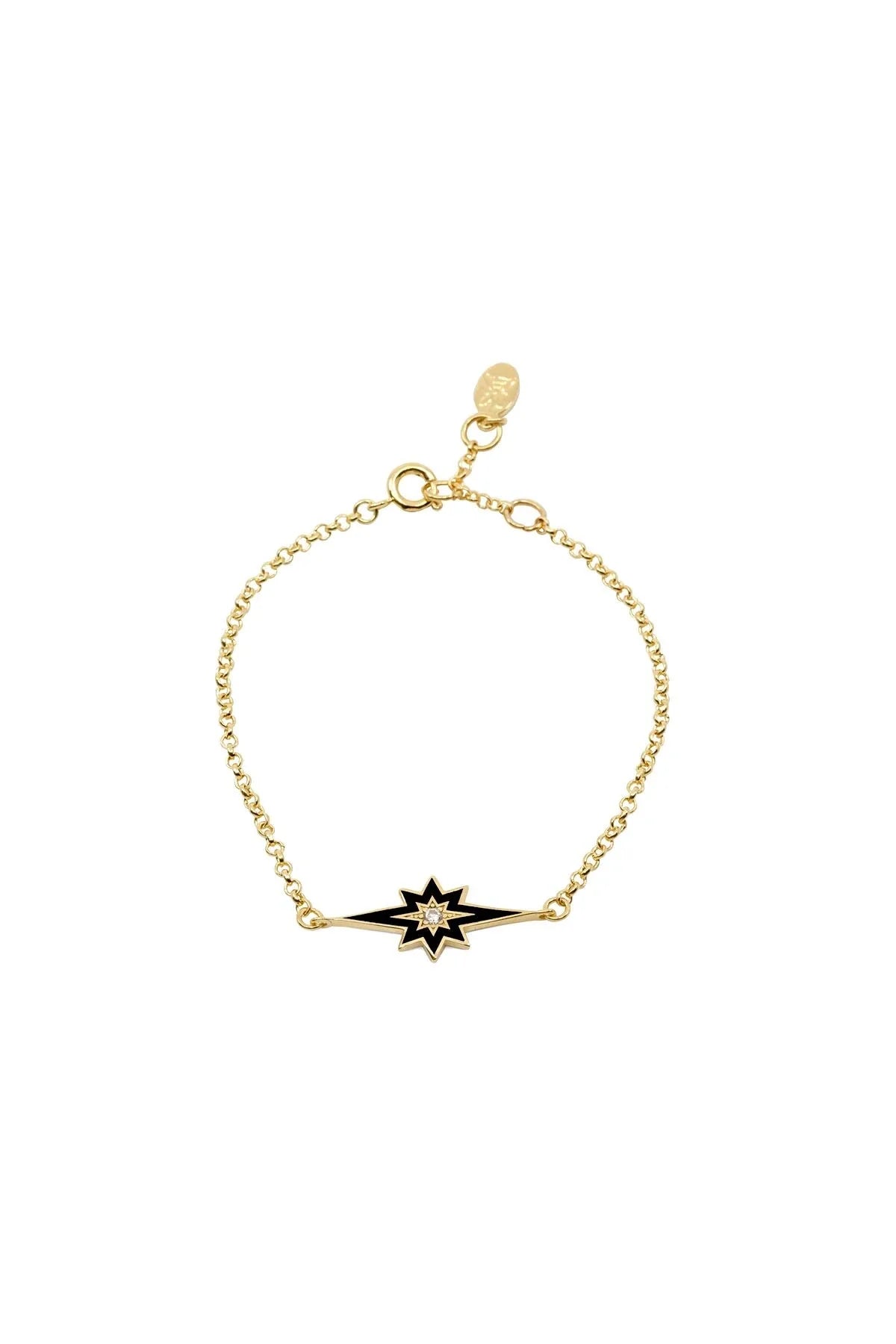 SPARKLE - BLACK - Star Bracelet
