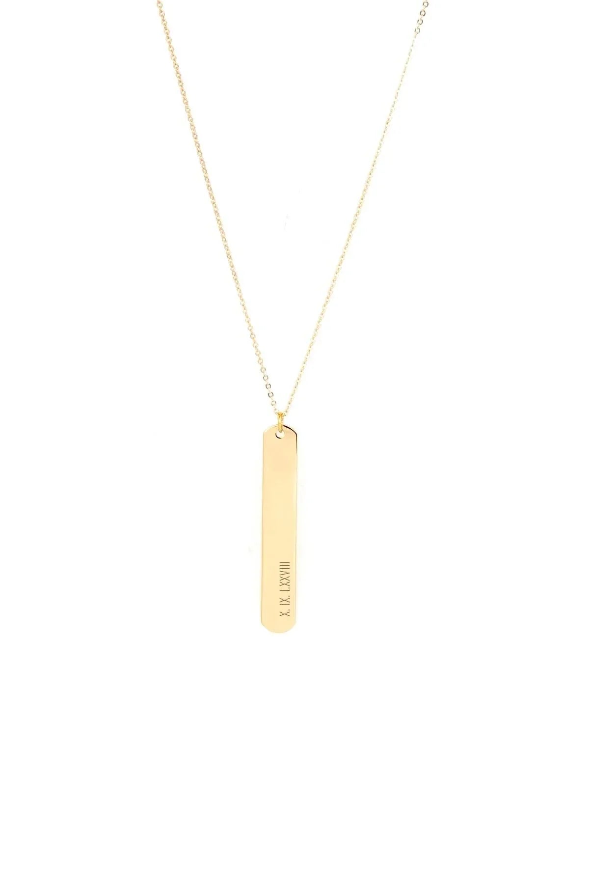 BAR - Vertical Bar Plate Pendant