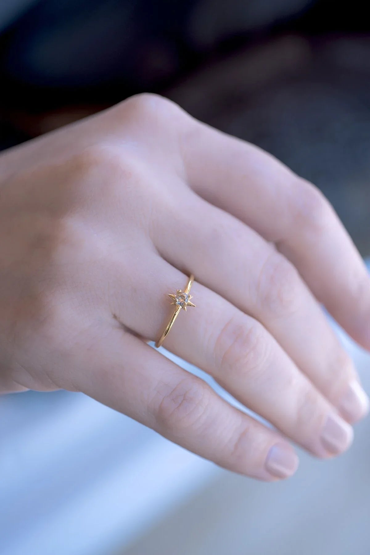 TINY COSMOS β Mini Star Adjustable Ring