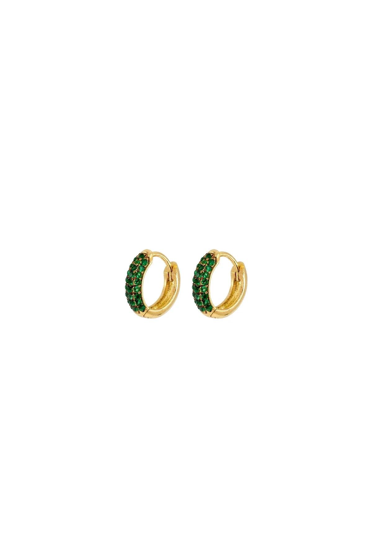 EMERALD β Hoop Earrings