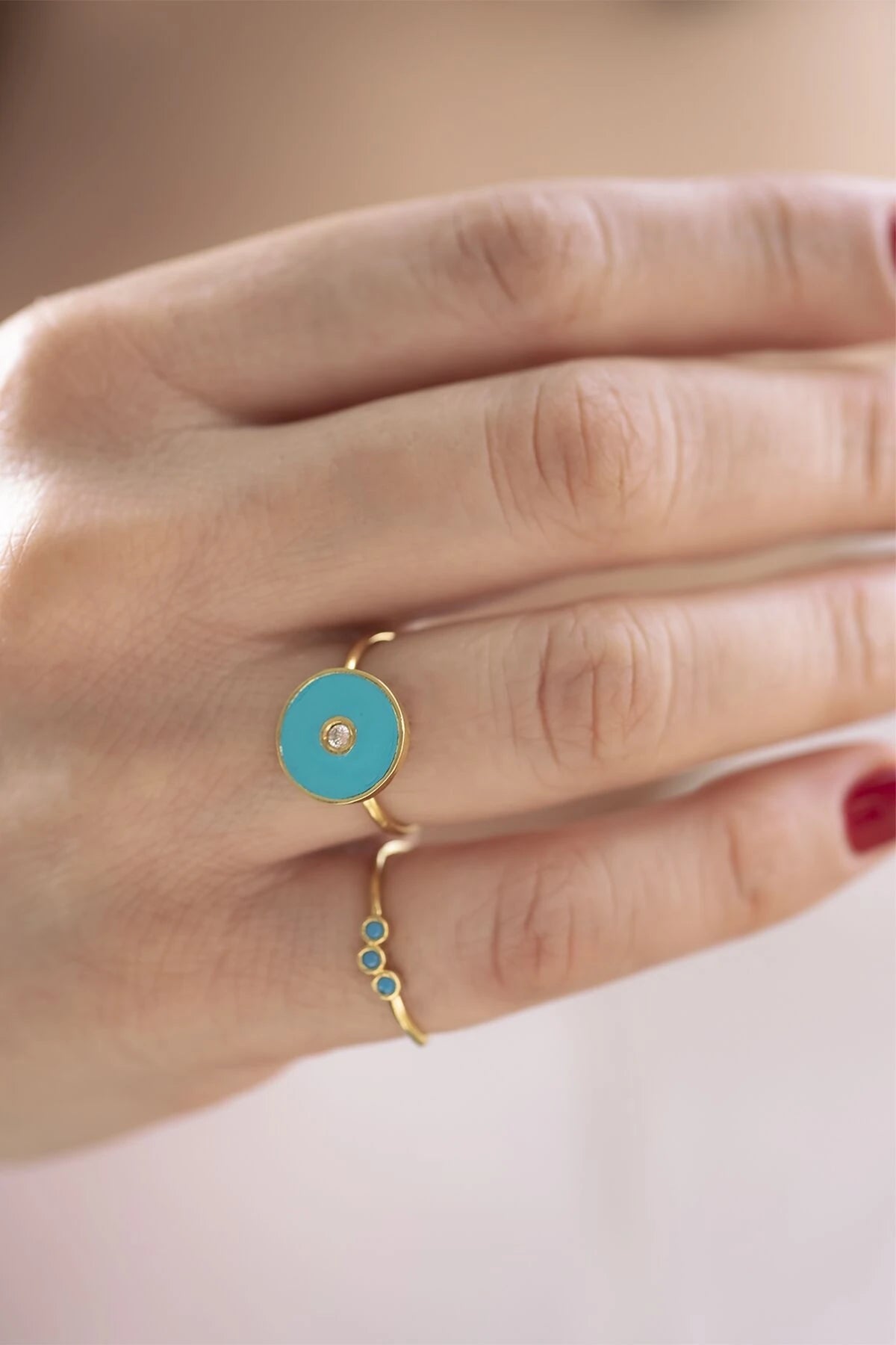 BIG BANG - Azure Enamel Ring