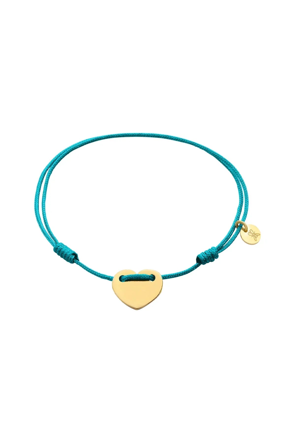 LOVEFUL - AZURE - Personalized Heart Cord Bracelet