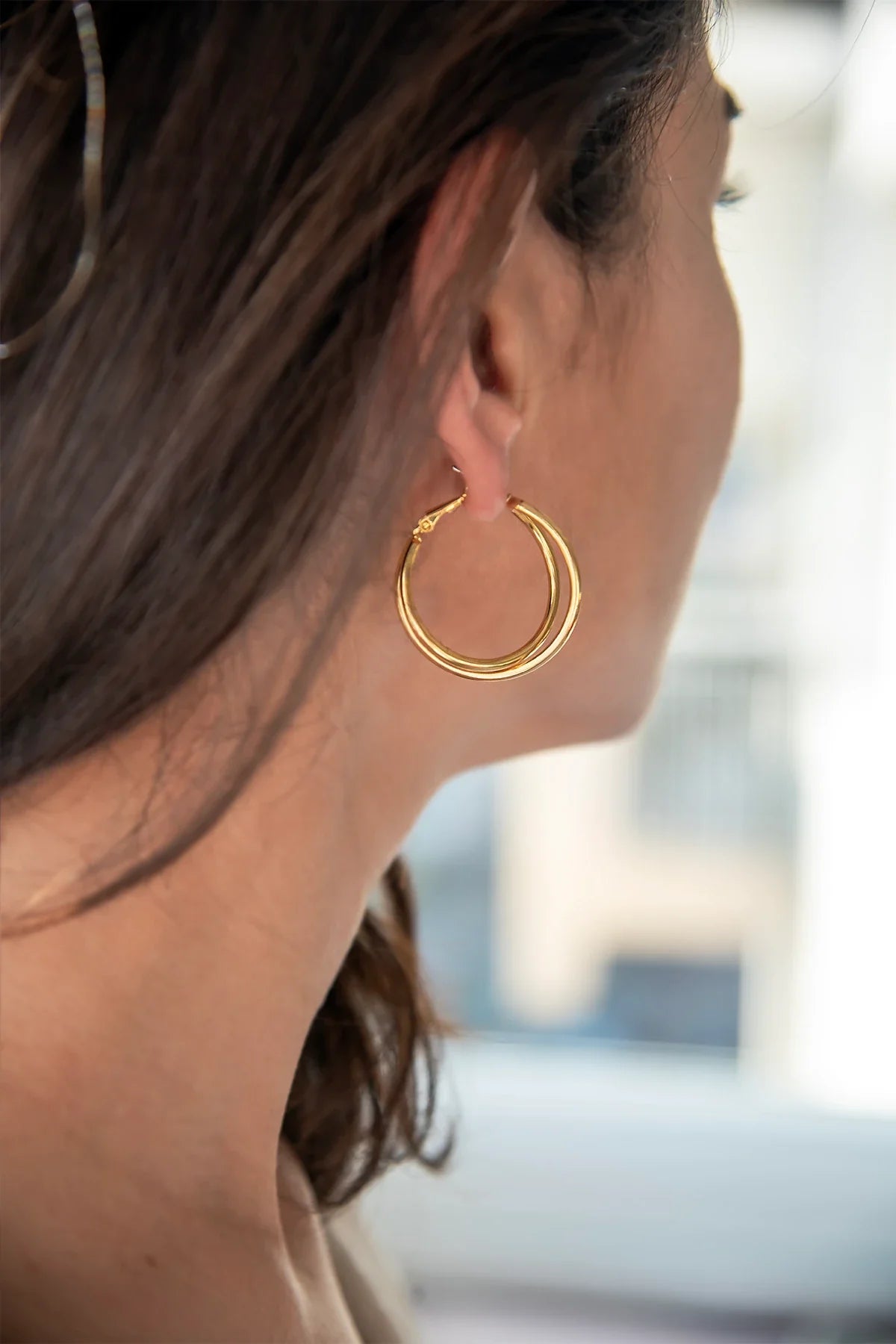 SONNET – Interlinked Hoop Earrings
