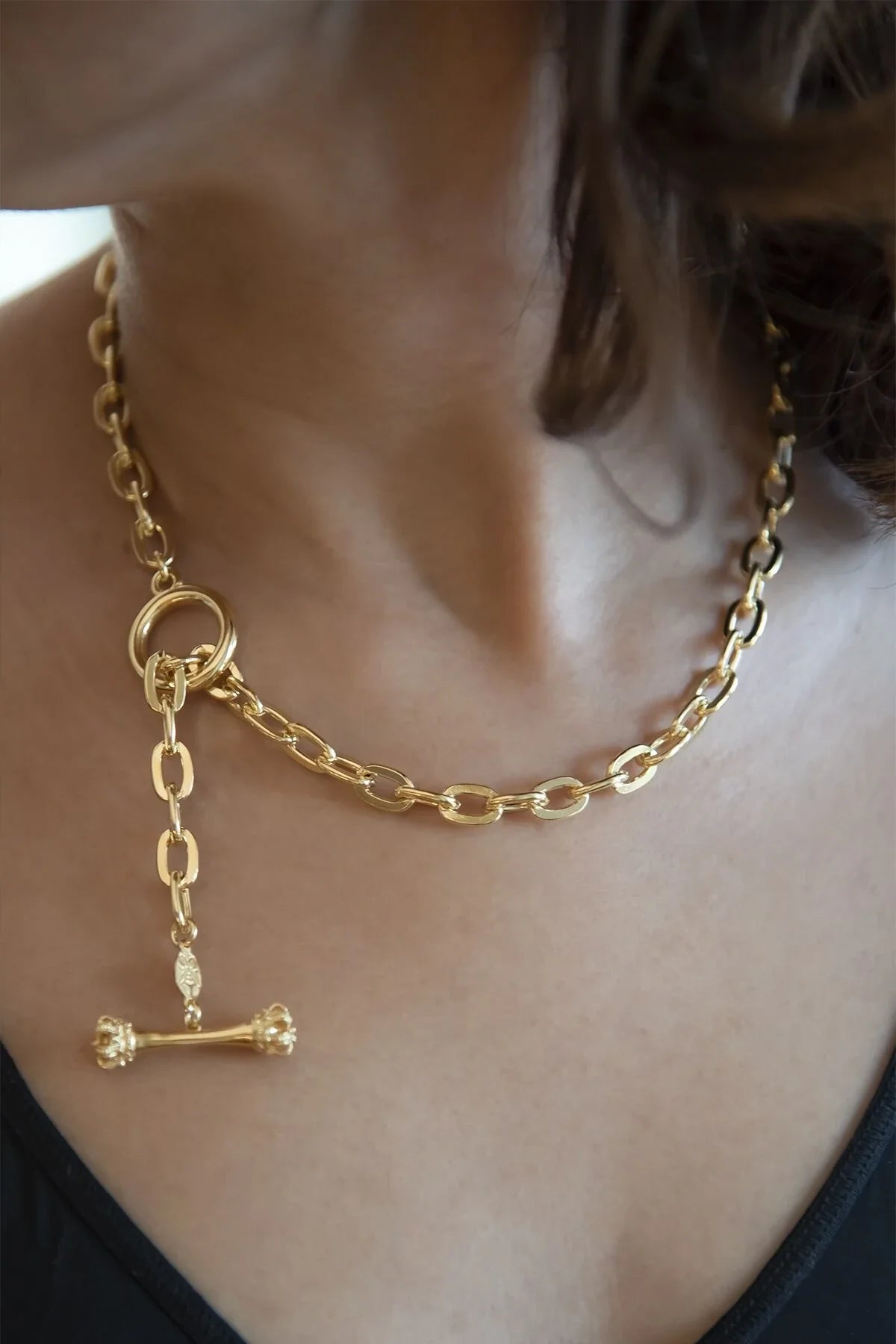 KING – Bold Oval Link Necklace