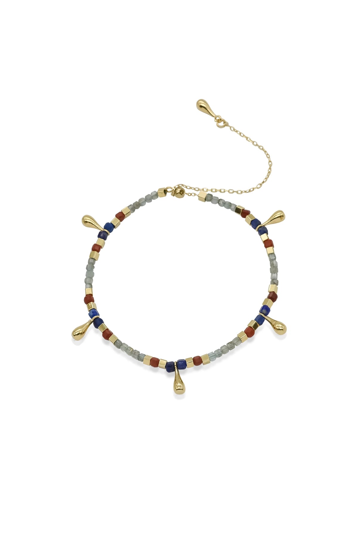 ELVIA β Cube-Cut Gemstone Bracelet