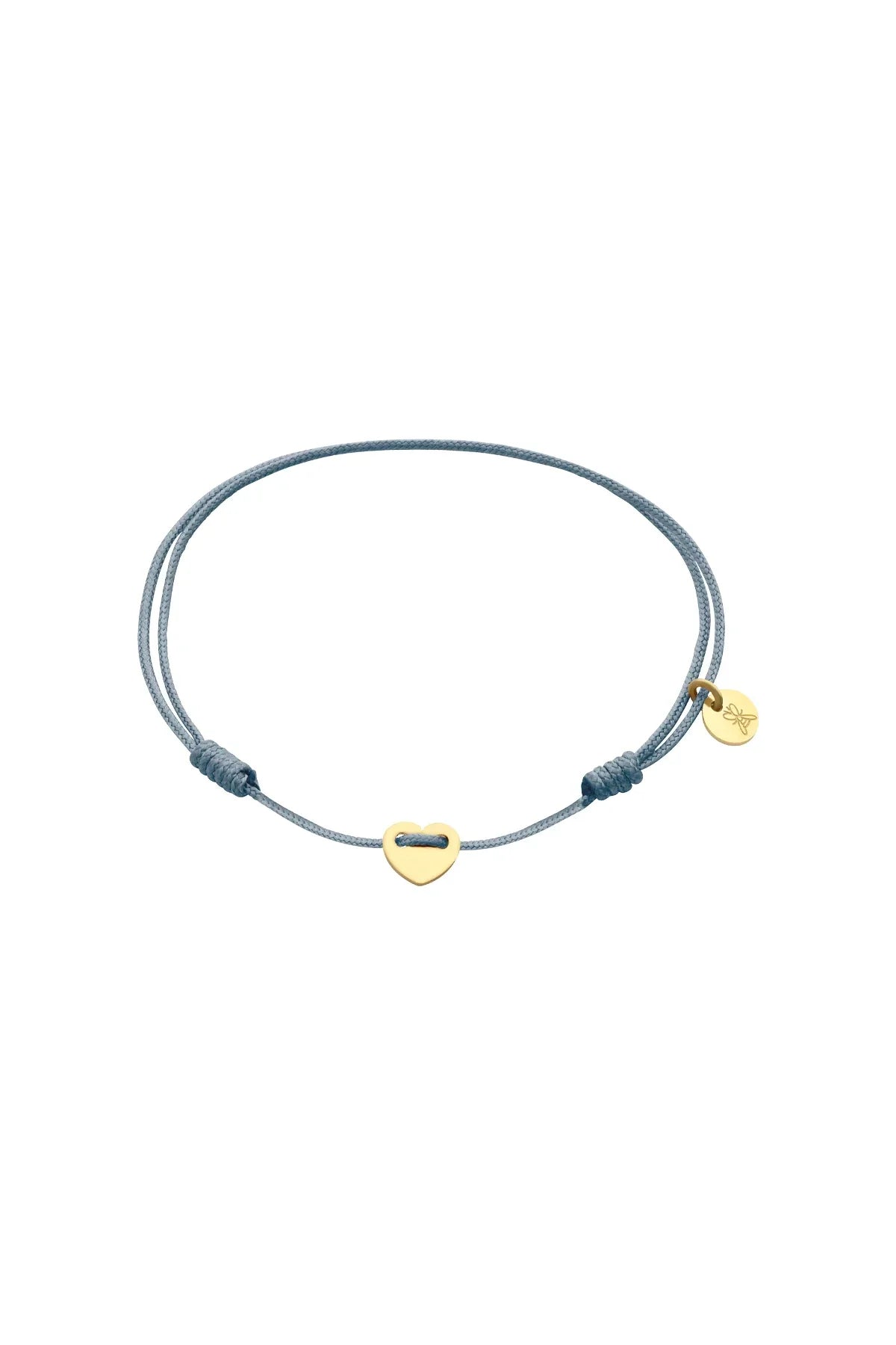 TINY LOVEFUL - BABY BLUE - Minimal Heart Bracelet