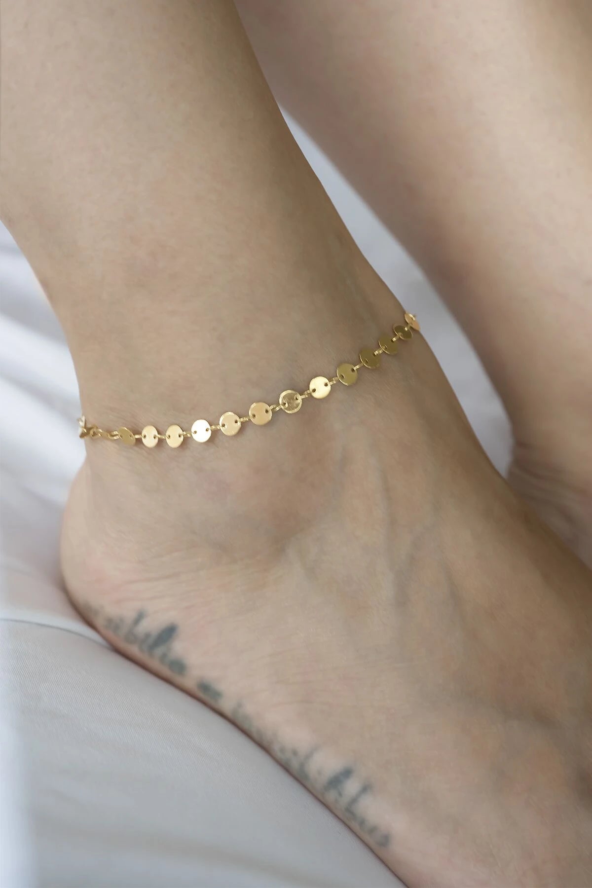 FEDORA - Sequin Chain Anklet