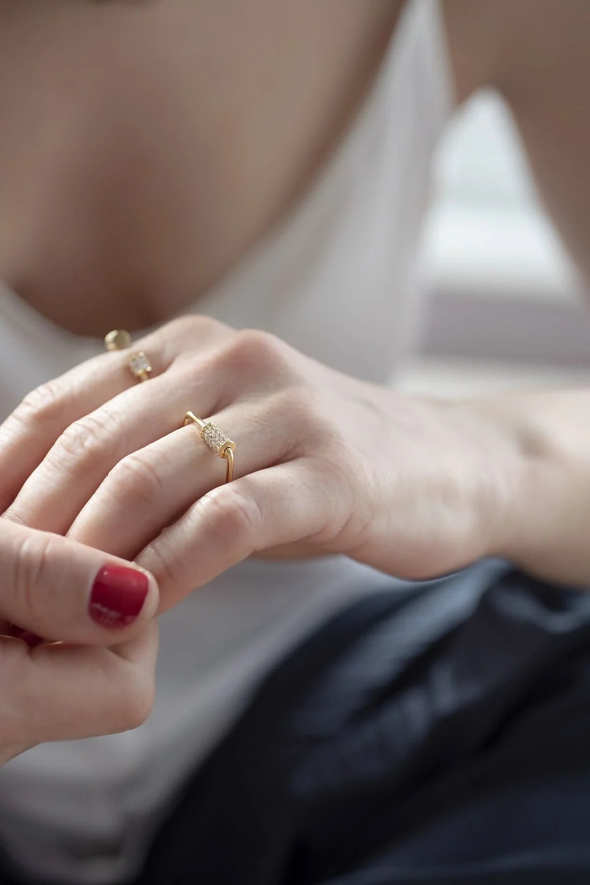 CYLINDER RING - Minimal Ring
