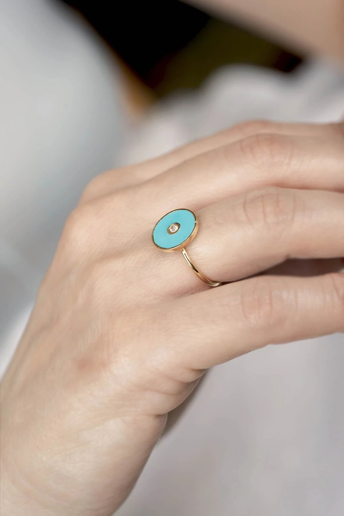 BIG BANG - Azure Enamel Ring