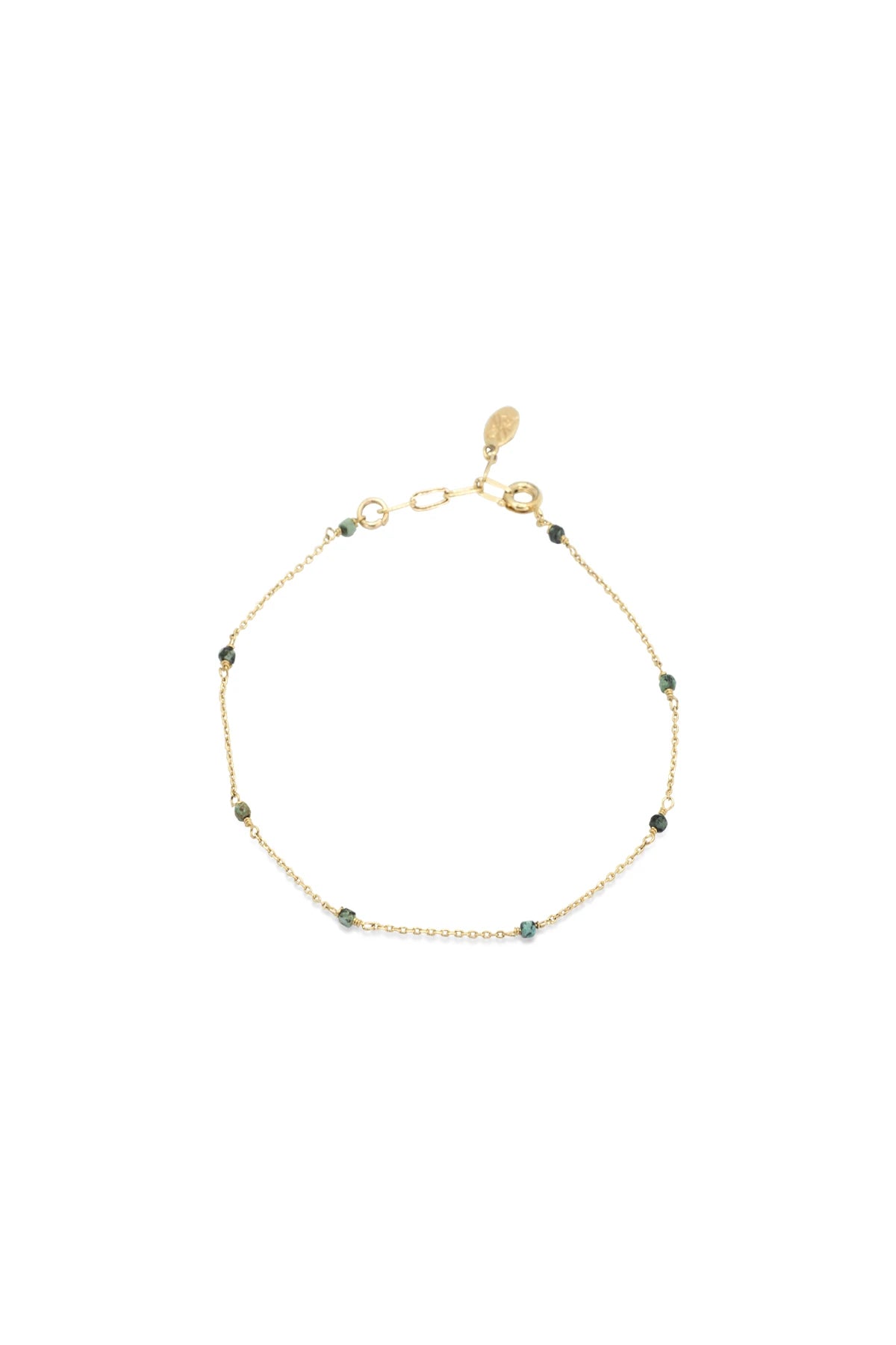 CLEO – Turquoise Chain Anklet