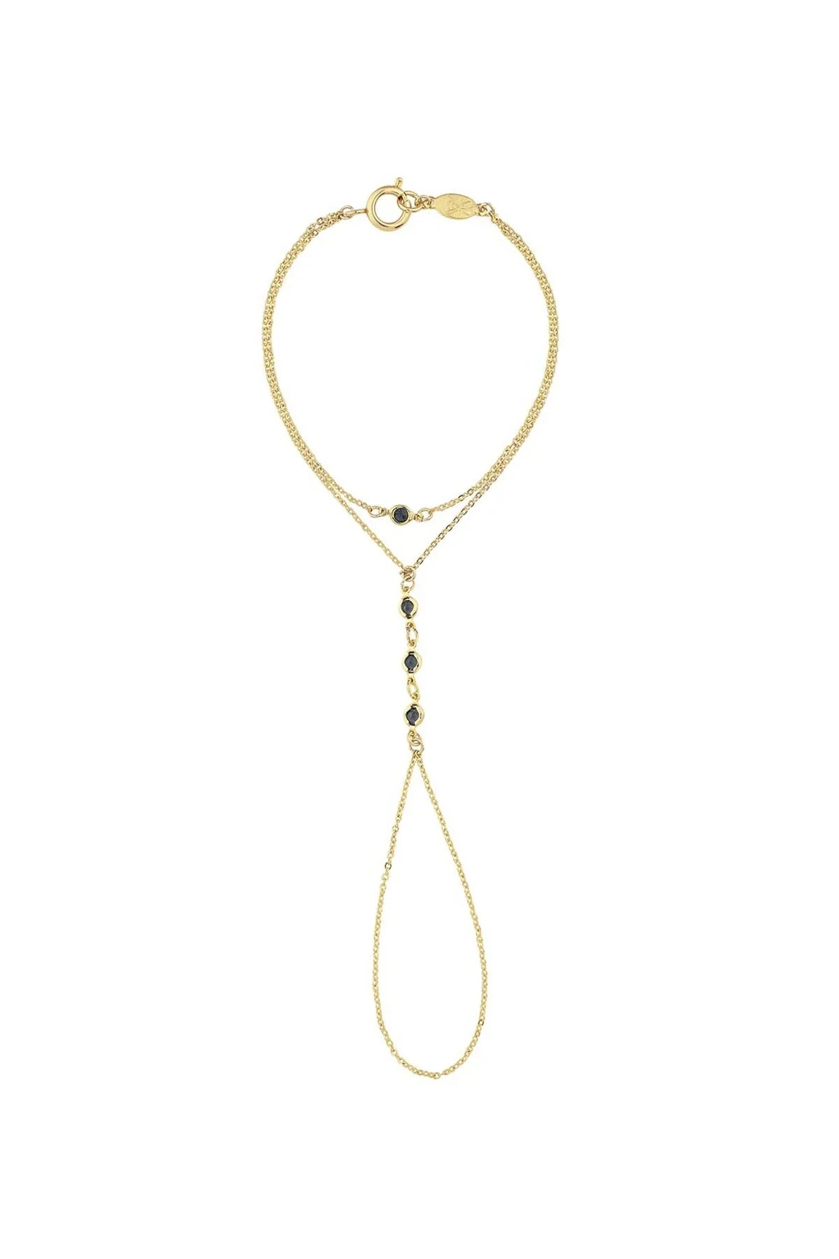 TRIO BLUE - CZ Hand Chain