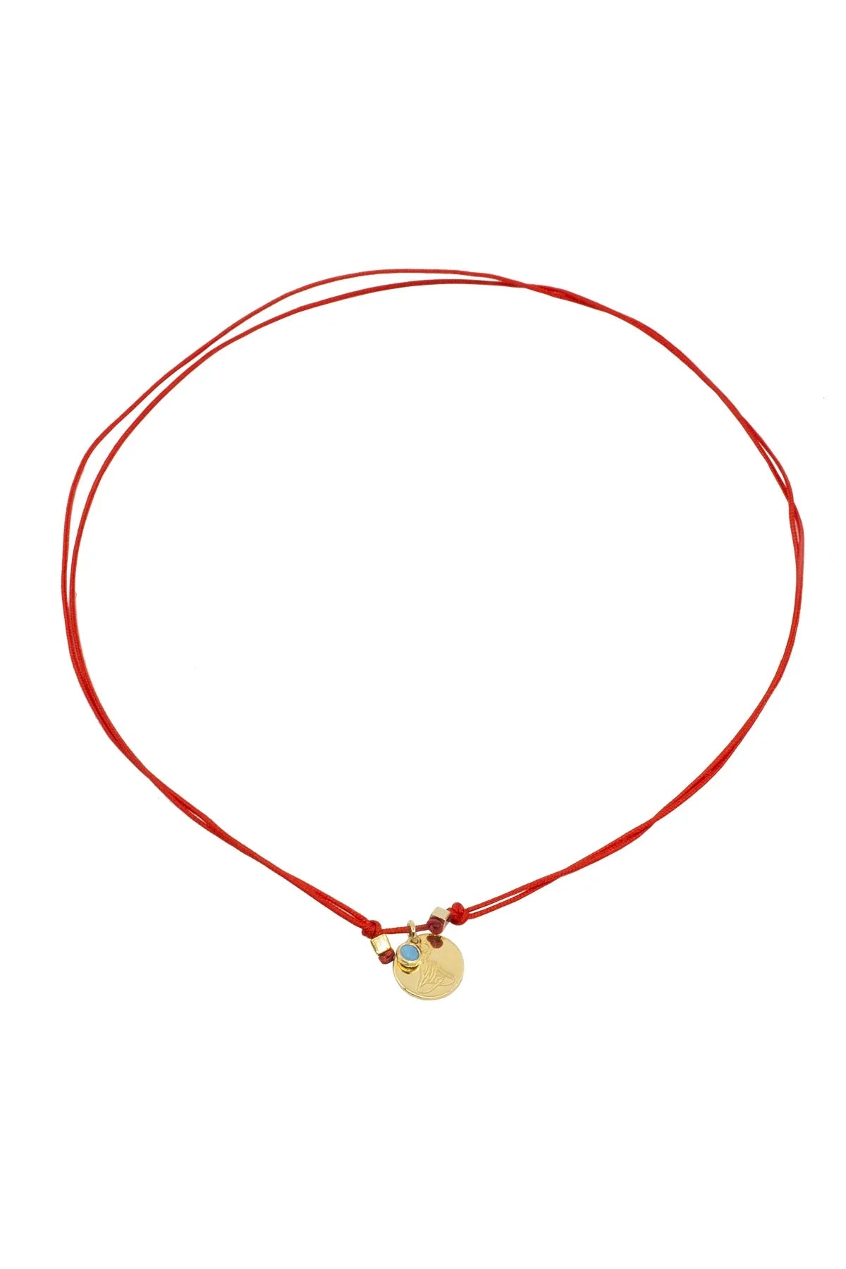 REPOSE – Red String Buddha Necklace