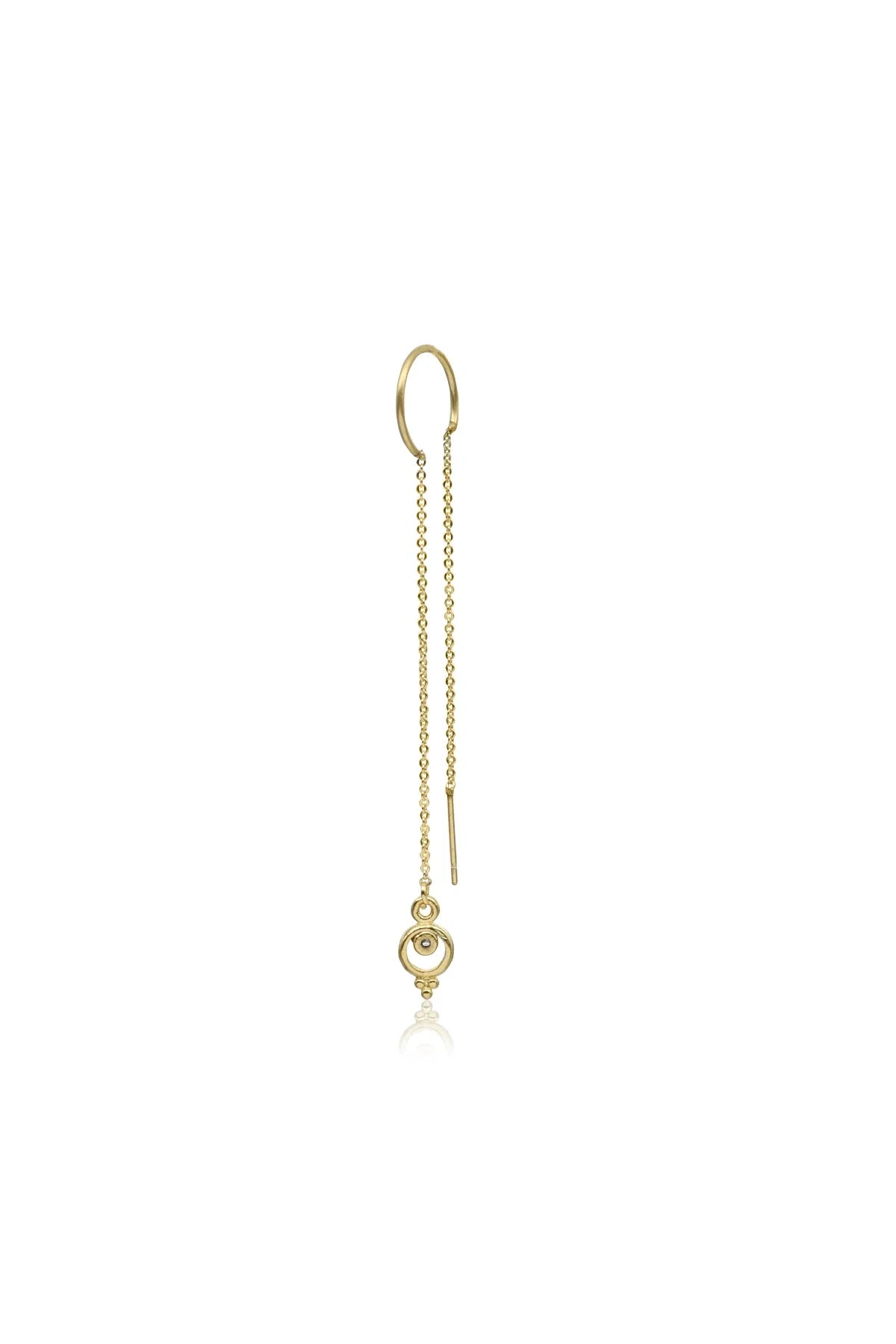 NERIDA β Diamond Chain Drop Single Earring