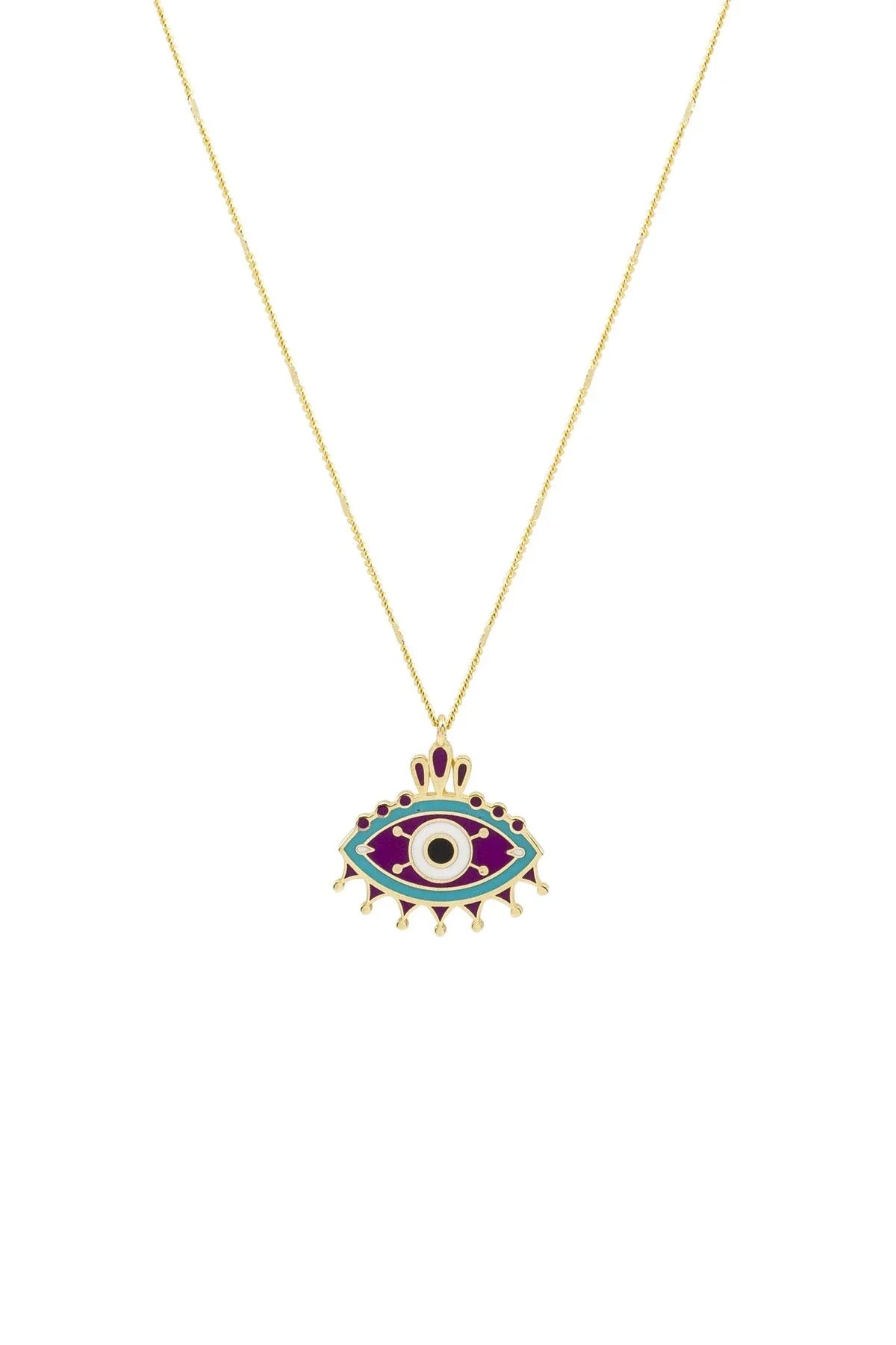 ORIENT β Color-Enamel Eye Necklace