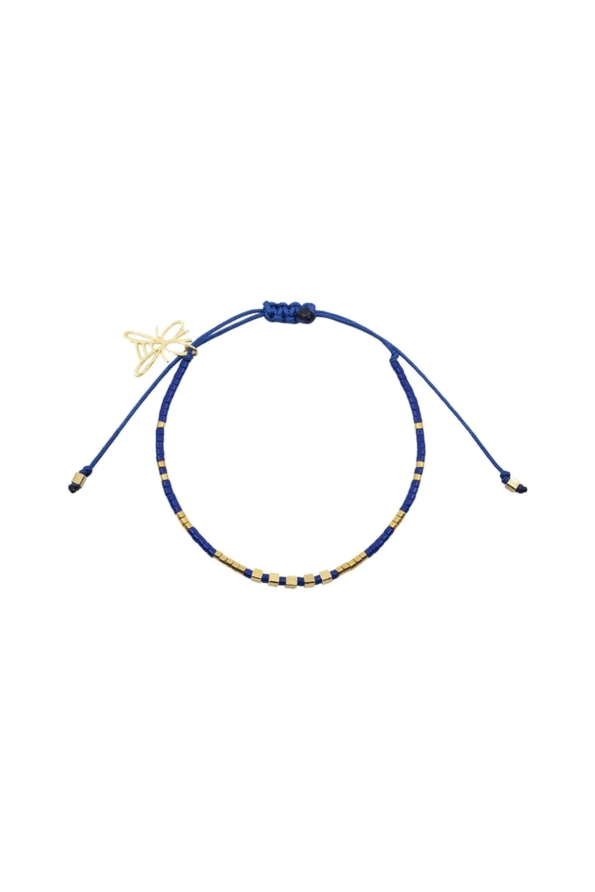 GOLDEN LAPIS - String Bracelet
