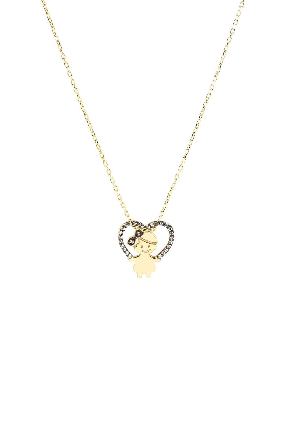 LOLA IN THE SKY – Heart Hug Little One Necklace