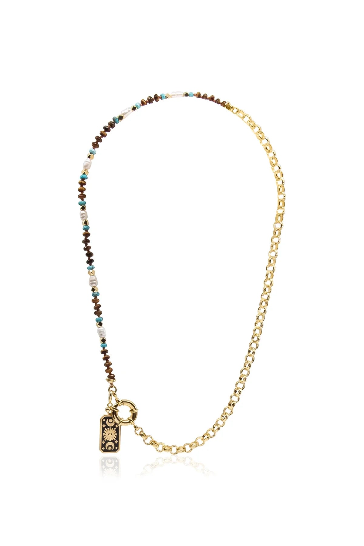 TALISMAN - Asymmetrical Gem Necklace