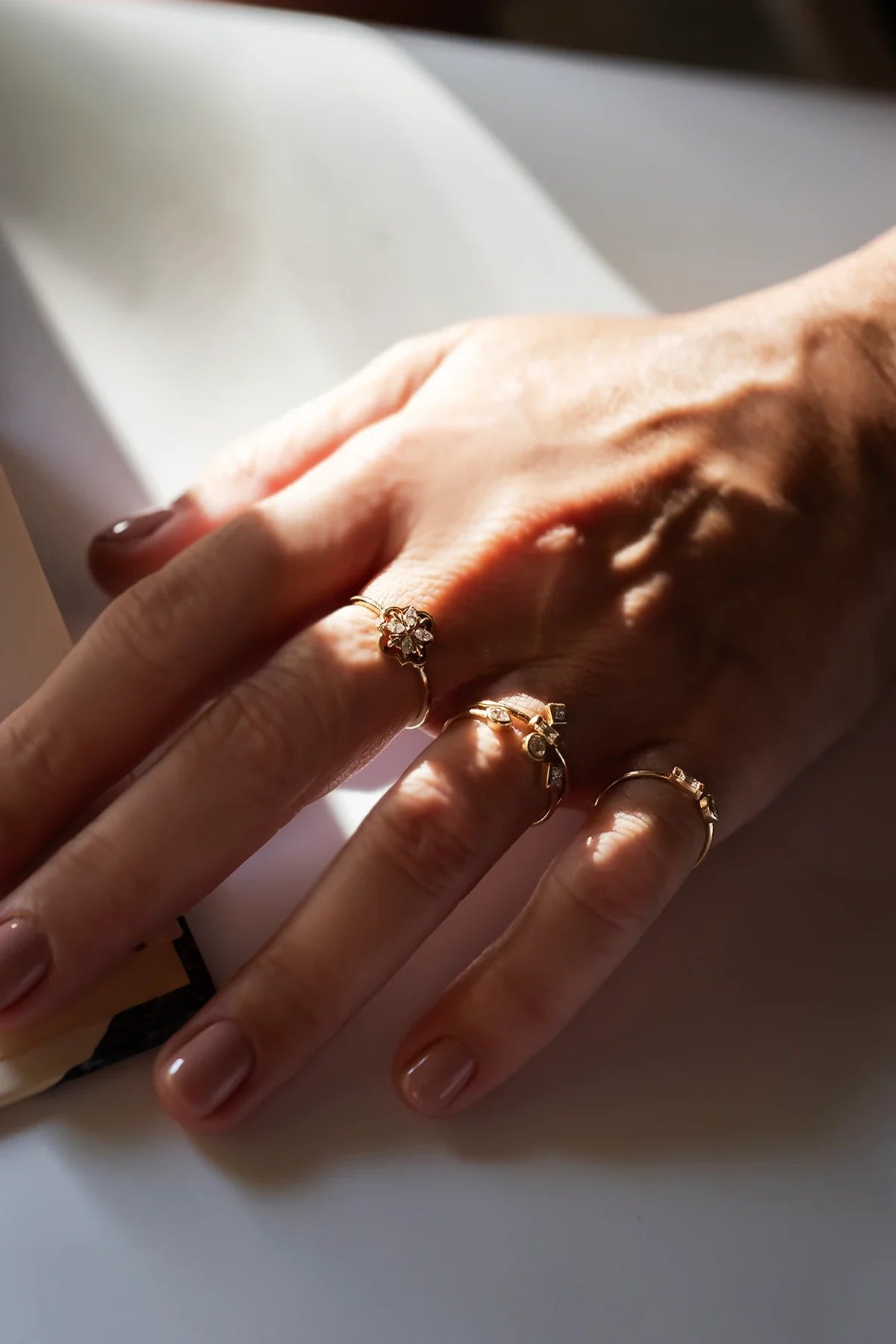 FLÂN - Marquise Diamond Ring