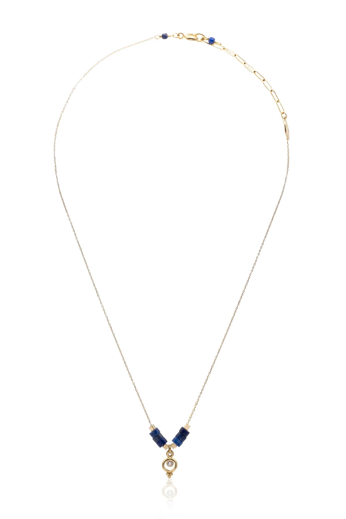 TIDAL – Blue Lapis Pendant Necklace
